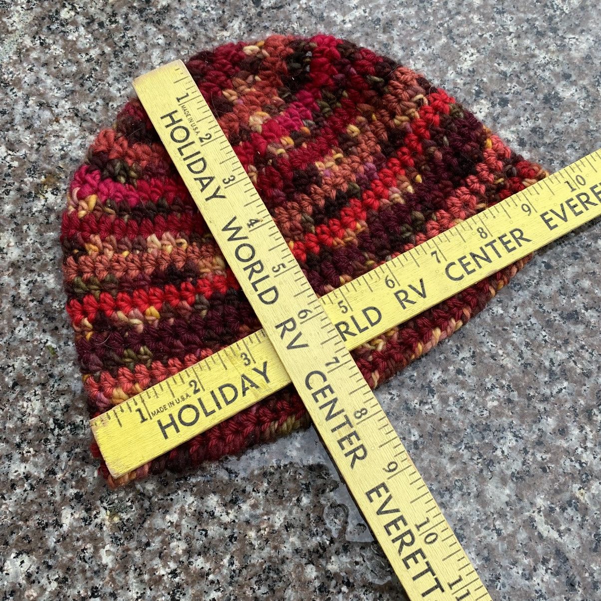 Other Hand knitted wool beanie hat Size ONE SIZE - 3 Thumbnail