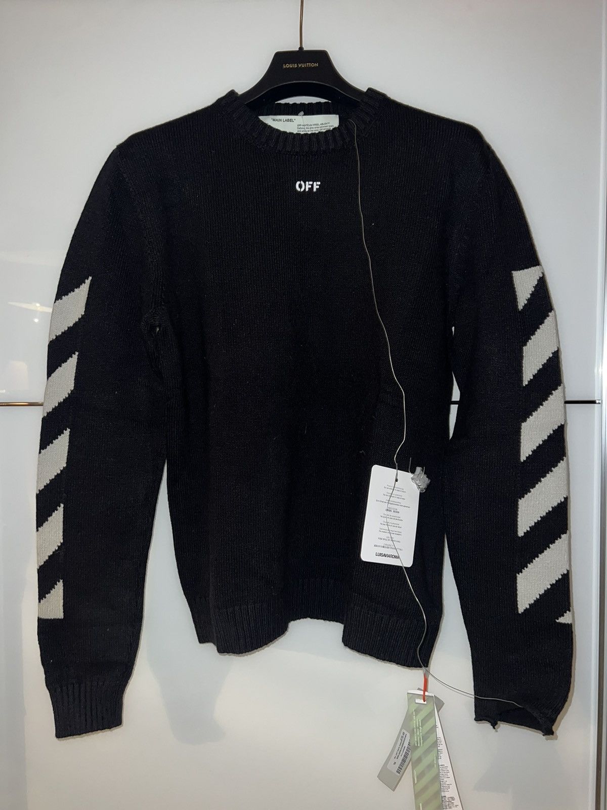 Off-White Off-White Knitwear Crewneck Size US XXL / EU 58 / 5 - 5 Thumbnail