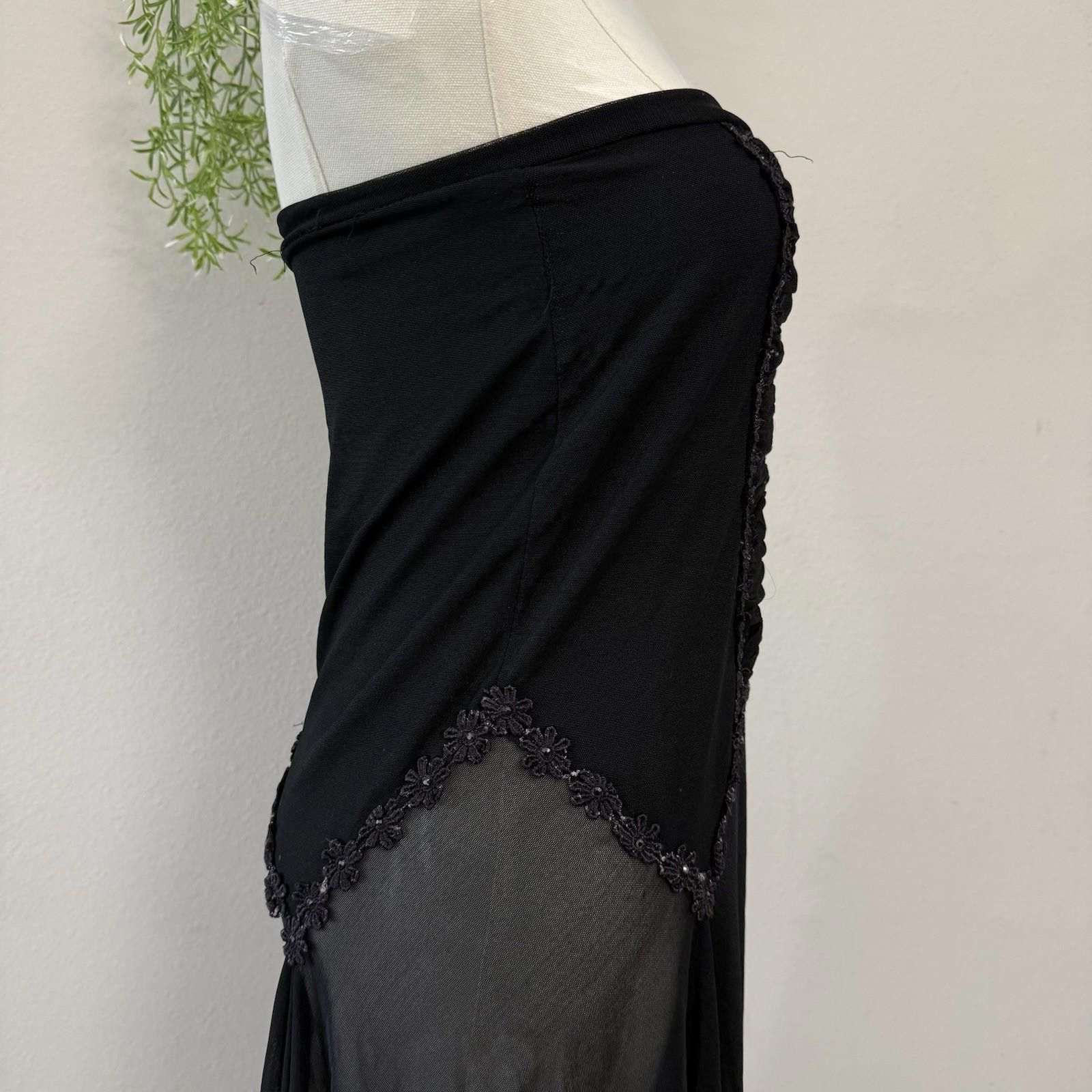 Bacco Bucci Baccio Italy y2k Whimsy Goth Fairy tube top/skirt small Size S / US 4 / IT 40 - 3 Thumbnail