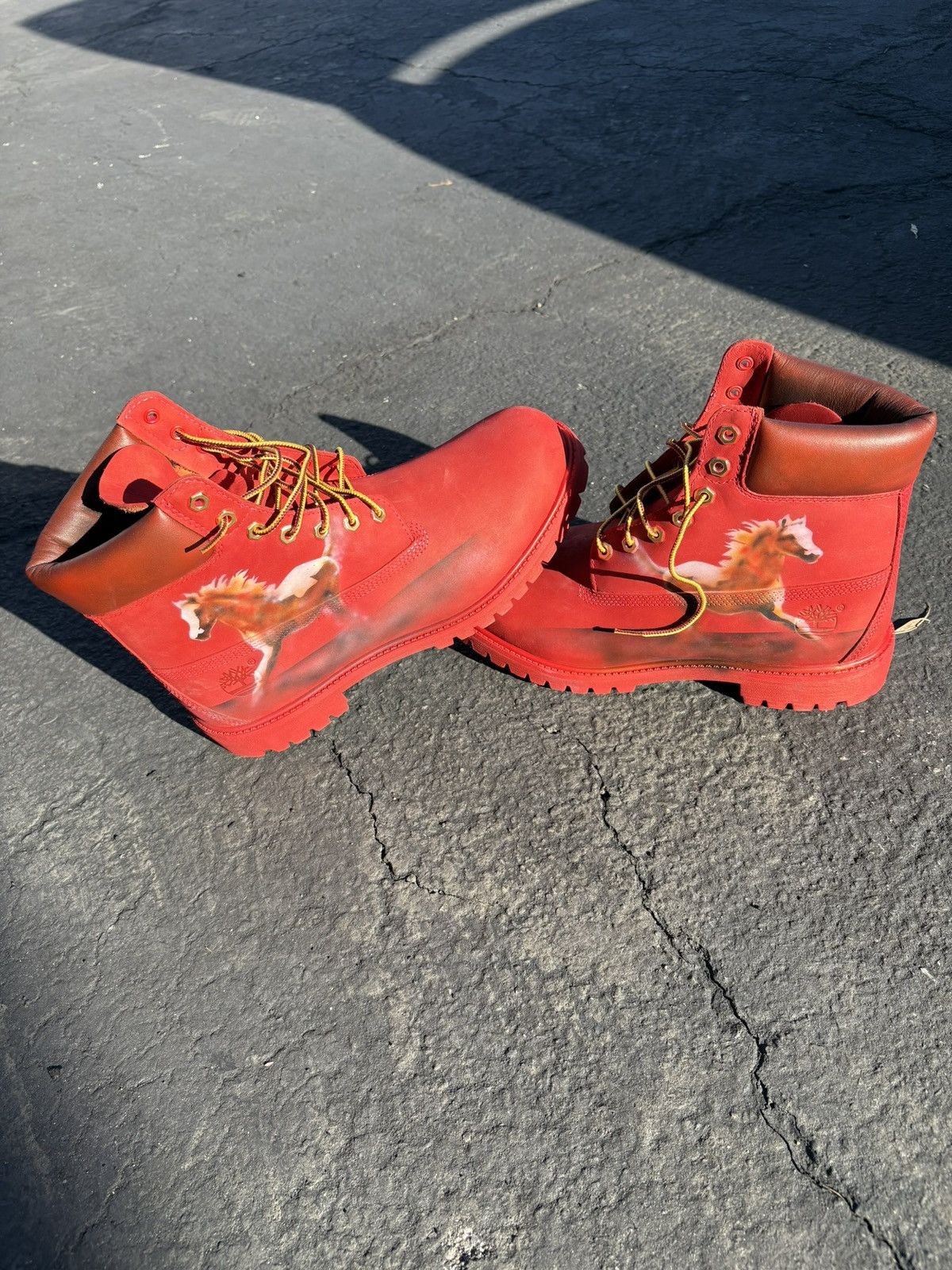 424 × Mowalola mowalola x 424 timberlands Size US 11.5 / EU 44-45 - 4 Thumbnail