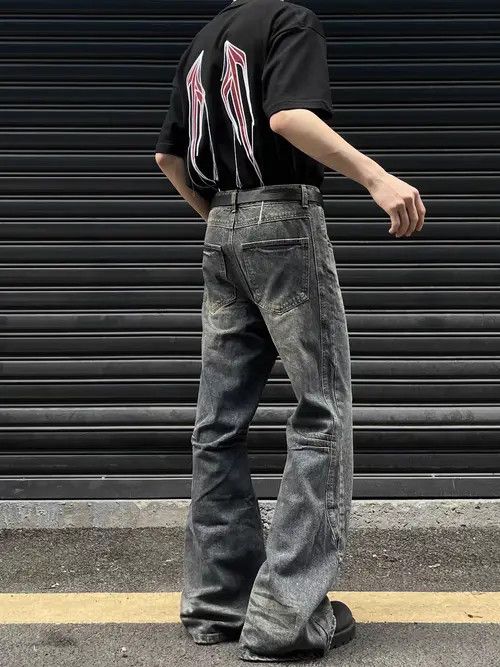 Japanese Brand Mayumi x Yuki Light Blue Vintage Loose Casual Jeans Size US 34 / EU 50 - 8 Thumbnail