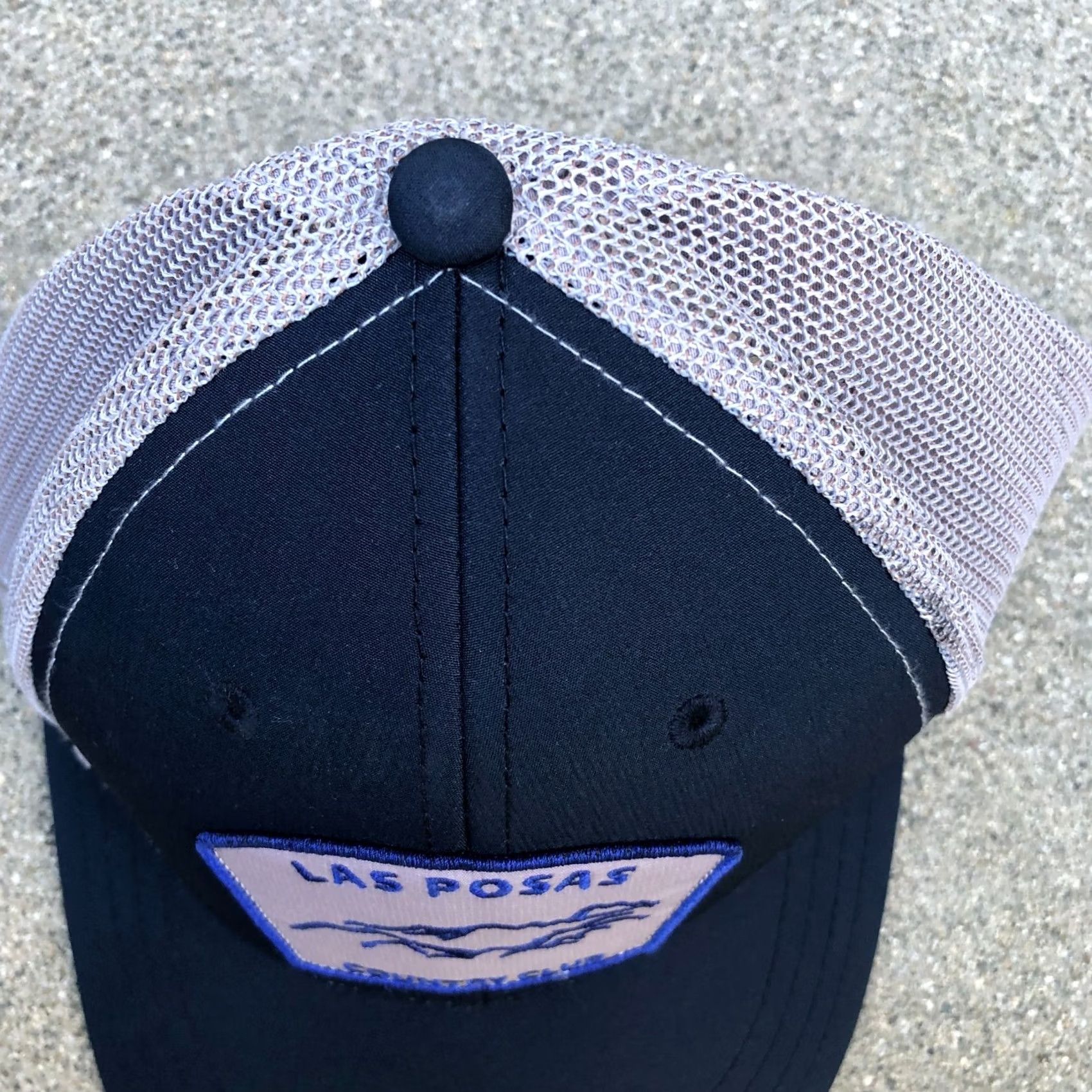 Vintage PUKKA LAS POSAS COUNTRY CLUB Trucker Hat Men's Golf Camarillo Blue Cap Adjustable One Size Cap Blue Size ONE SIZE - 5 Thumbnail