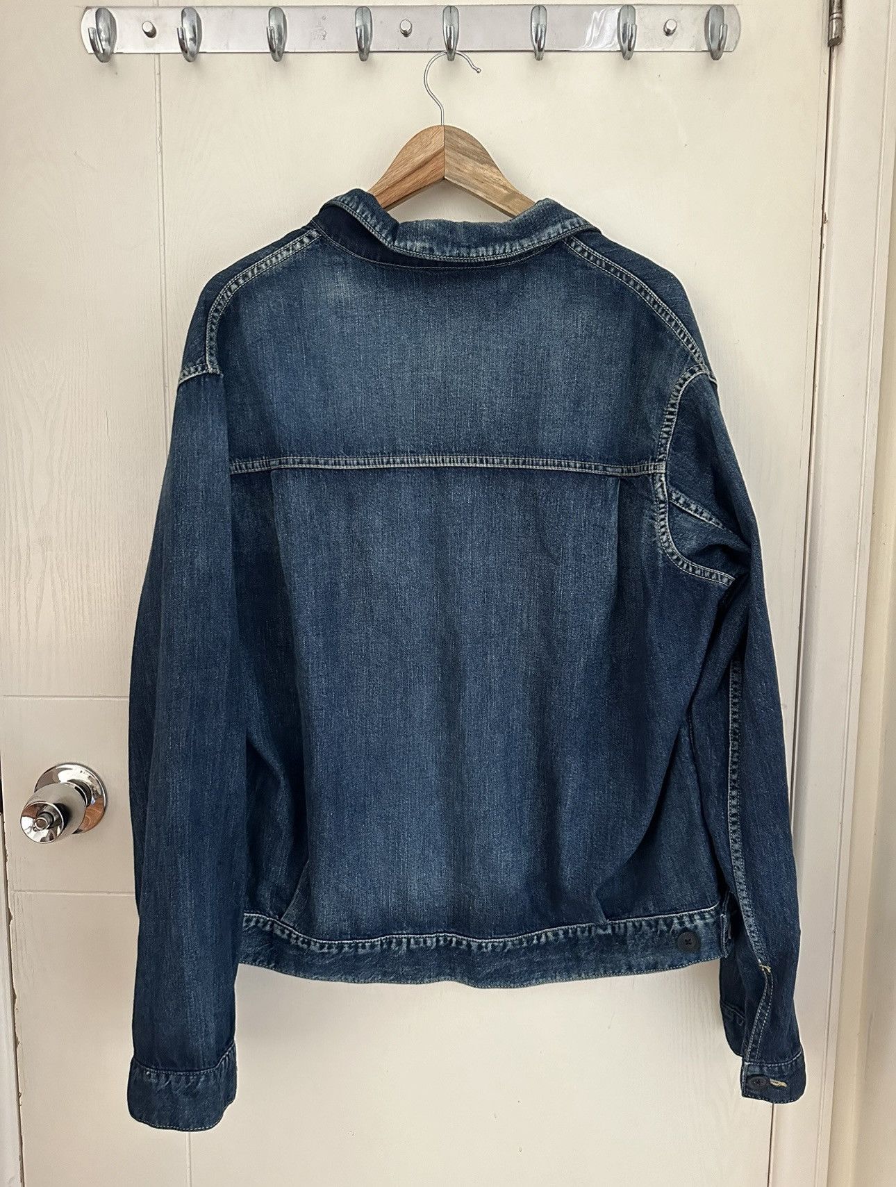 Yohji Yamamoto Yohji Yamamoto Pour Homme 21ss - Deconstructed Denim Jacket Size US M / EU 48-50 / 2 - 2 Thumbnail