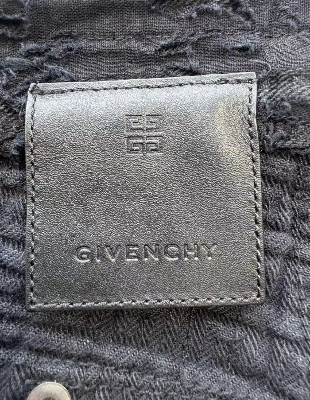Givenchy Givenchy MMW 4G Destroyed Boro Denim Jeans Size US 33 - 5 Thumbnail