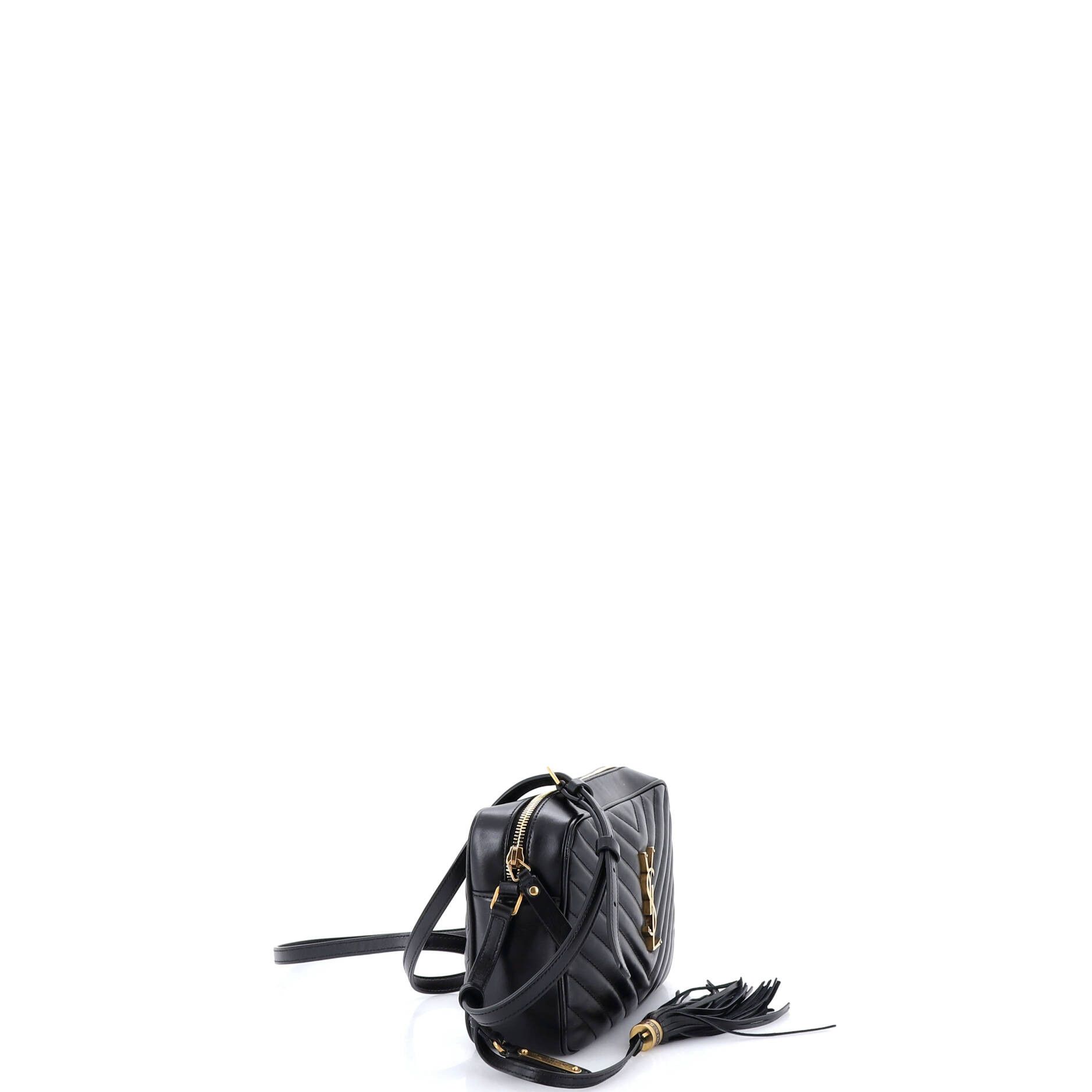 Saint Laurent Paris Saint Laurent Lou Camera Bag Matelasse Chevron Leather Small Size ONE SIZE - 1 Thumbnail