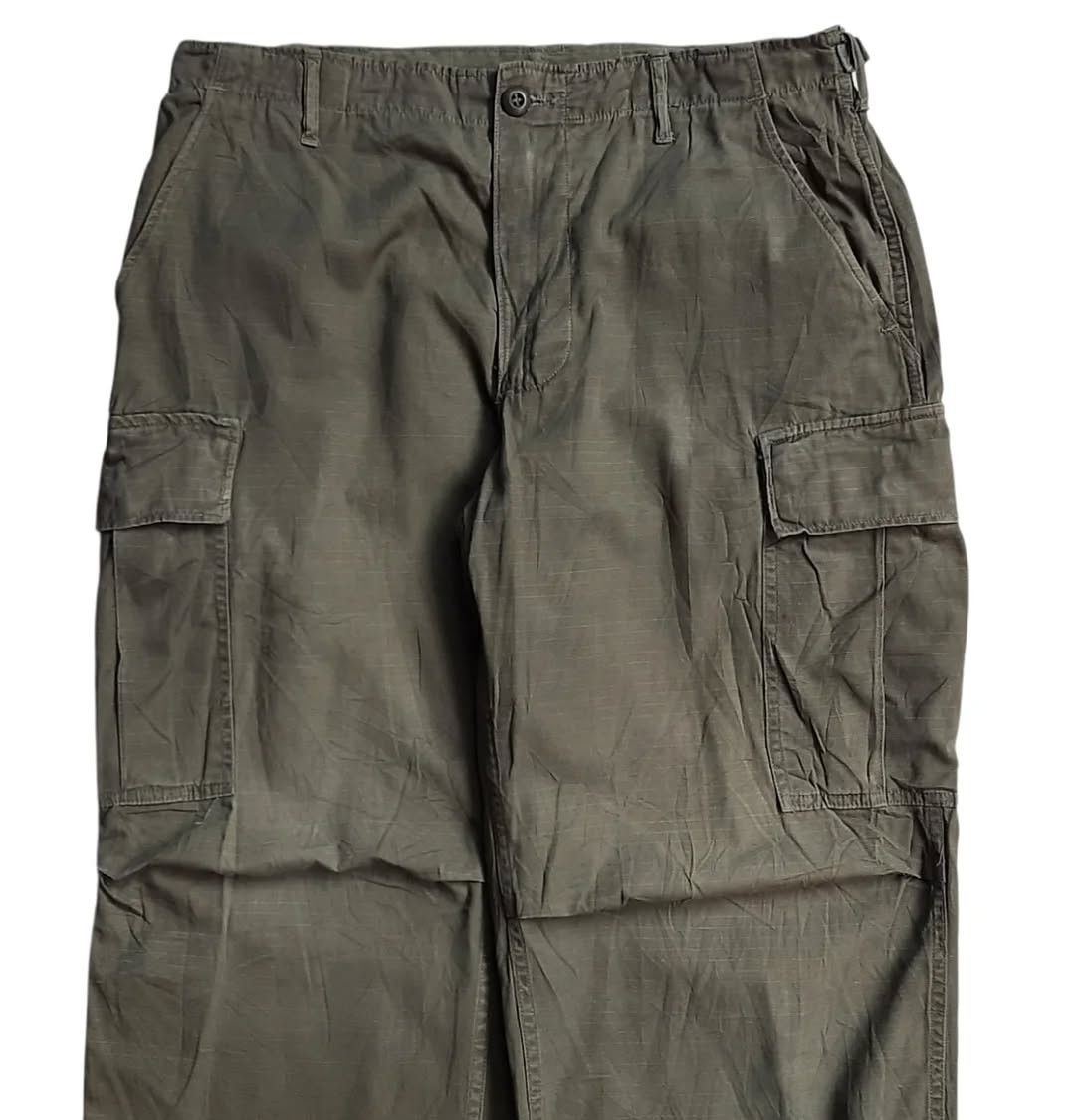 Orslow Vintage US Army Combat Tropical OG 107 Ripstop Trousers Size US 32 / EU 48 - 3 Thumbnail