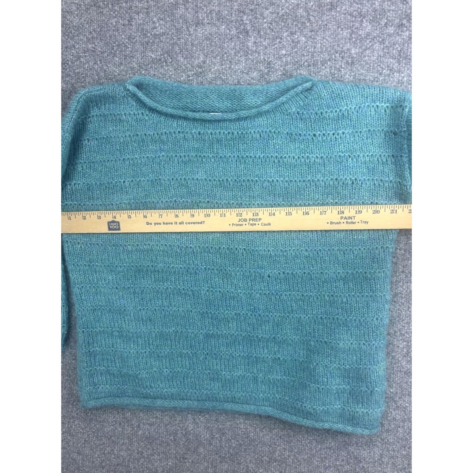 Rhythm Rhythm Womens Small Green Open Knit Crew Neck Lightweight Pullover Top Sweater Knit Casual Fall Knitwear Mens Women? Size S / US 4 / IT 40 - 5 Thumbnail