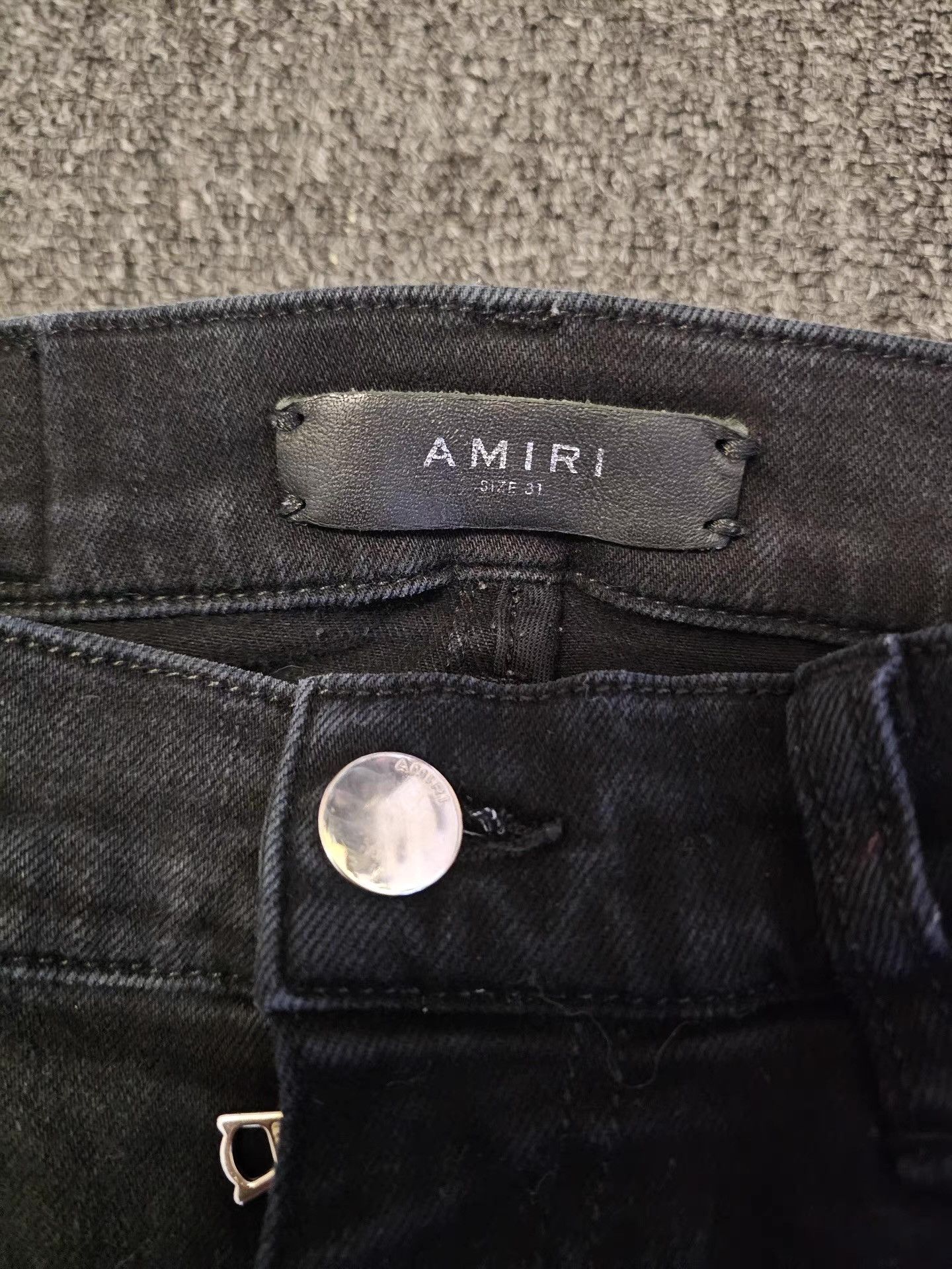 Amiri Amiri Single Knee Distressed Jeans Size US 32 / EU 48 - 4 Thumbnail