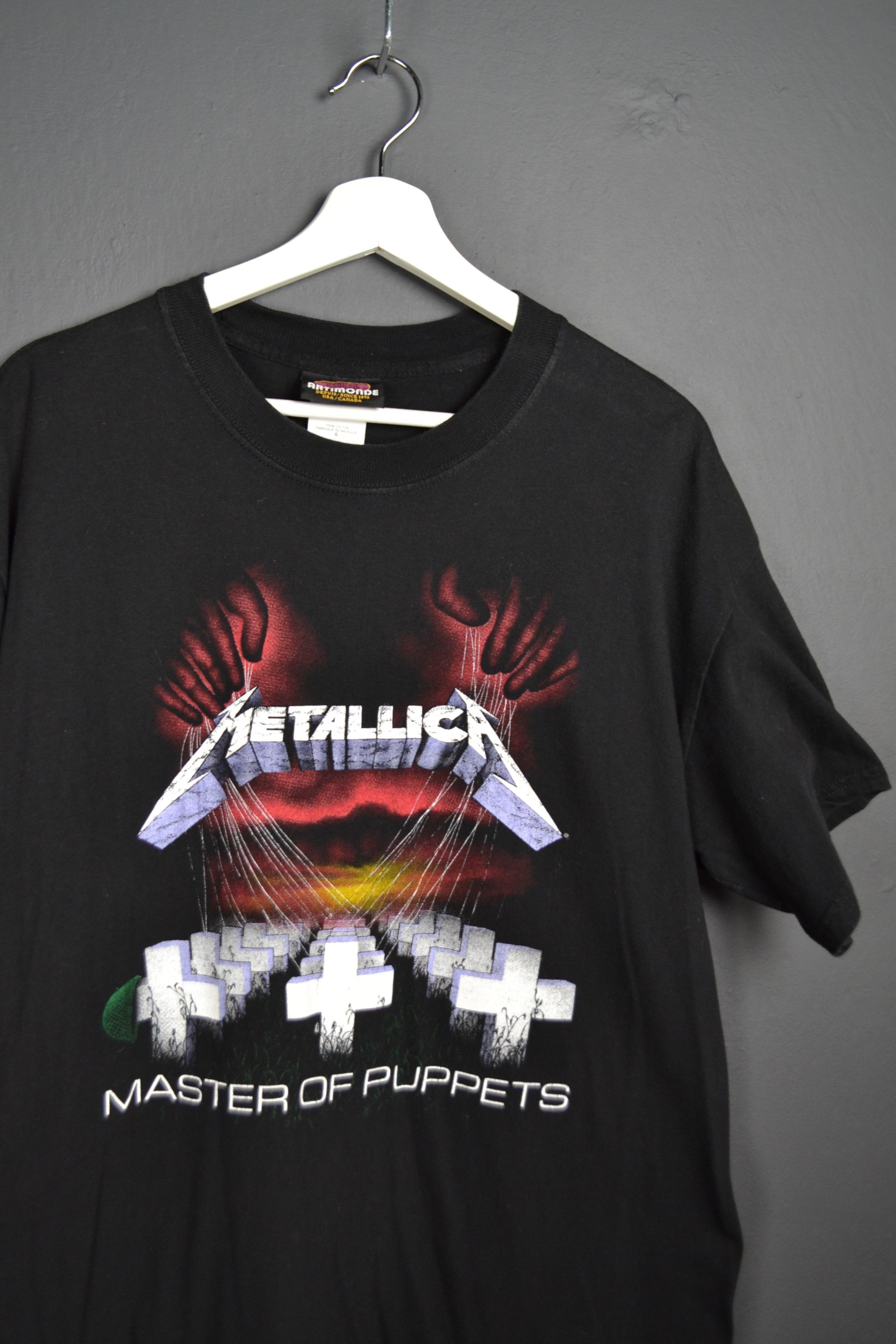 Band Tees Vintage Metallica Master Of Puppets 1997 Artimonde L Shirt Size US L / EU 52-54 / 3 - 1 Thumbnail