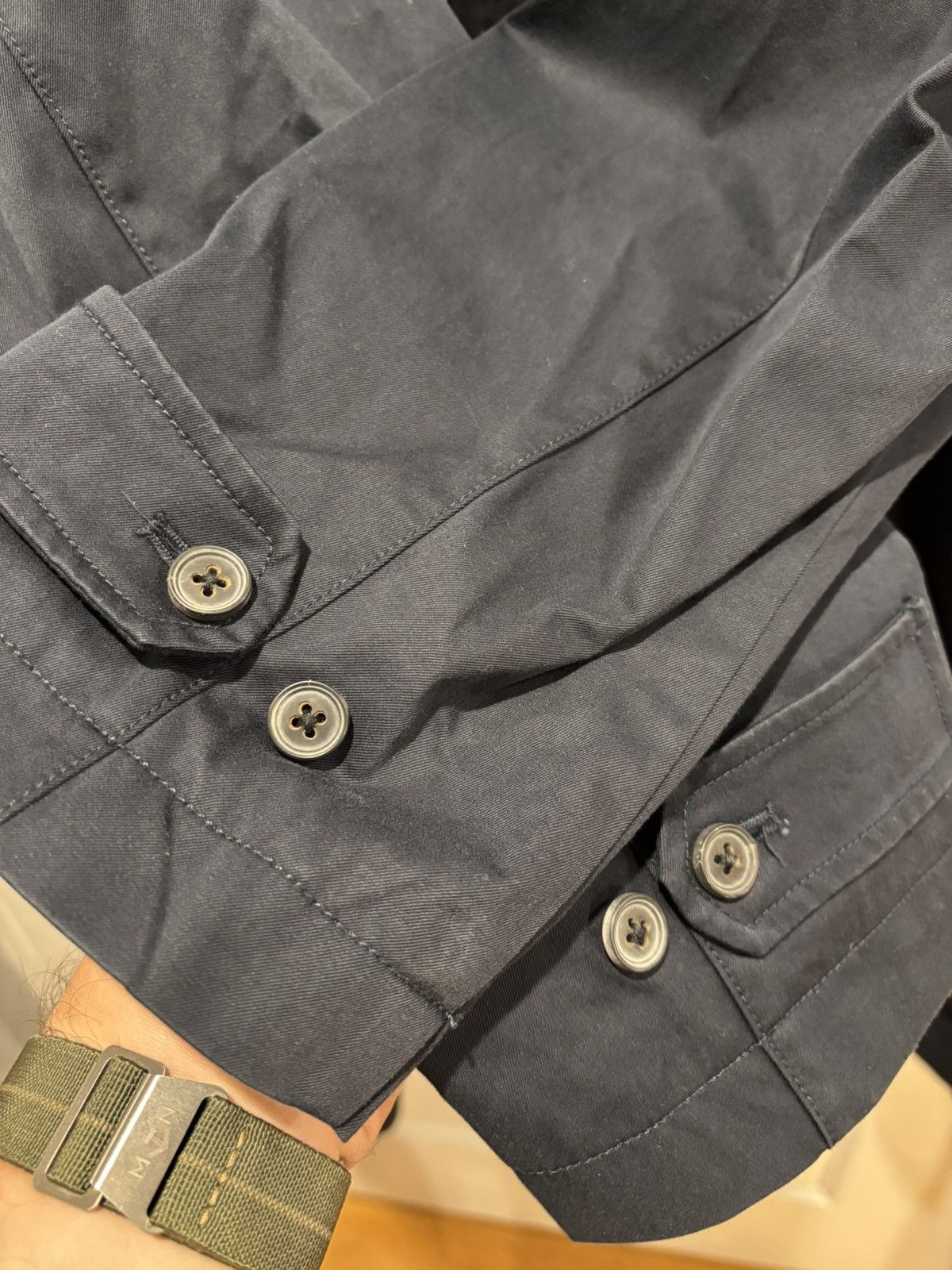 John Varvatos $1298 NWT John Varvatos Garvin Coat 48 Navy Blue Trench M Size US M / EU 48-50 / 2 - 12 Thumbnail