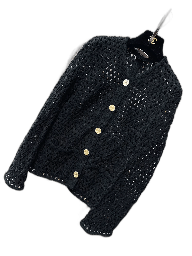Chanel Chanel 20k Equestrian Mesh Knit Jacket Size M / US 6-8 / IT 42-44 - 1 Thumbnail