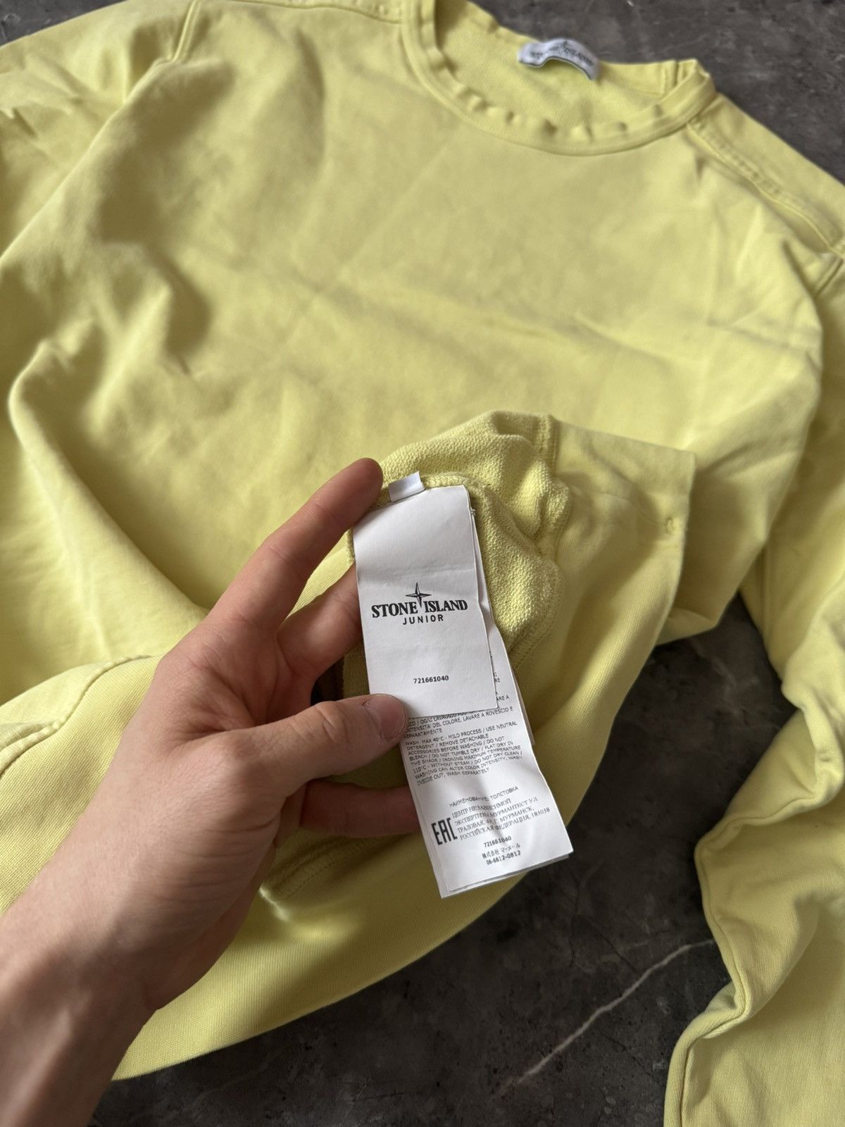 Stone Island Stone Island Junior Sweatshirt Luxury Casuals Massimo Osti S Size US S / EU 44-46 / 1 - 6 Thumbnail