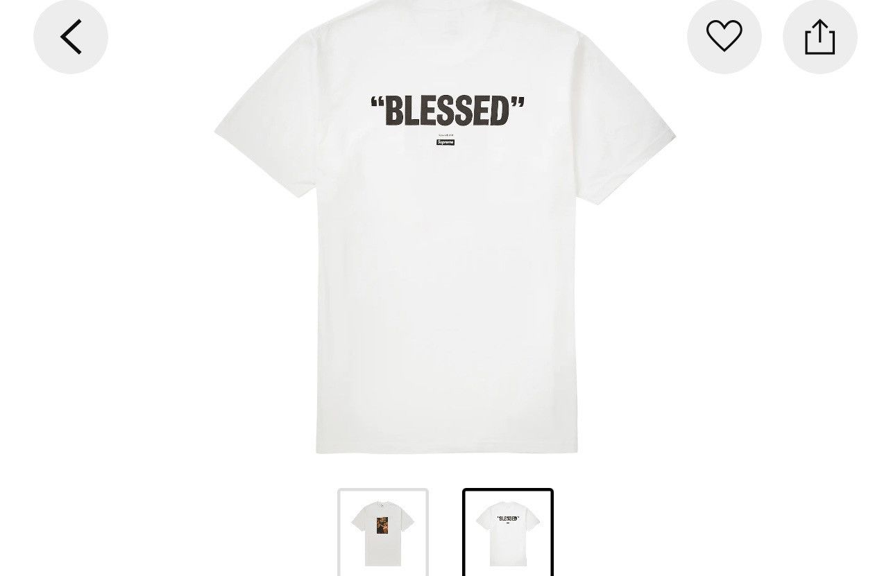 Supreme Supreme blessed tee full bundle with cd Size US M / EU 48-50 / 2 - 5 Thumbnail