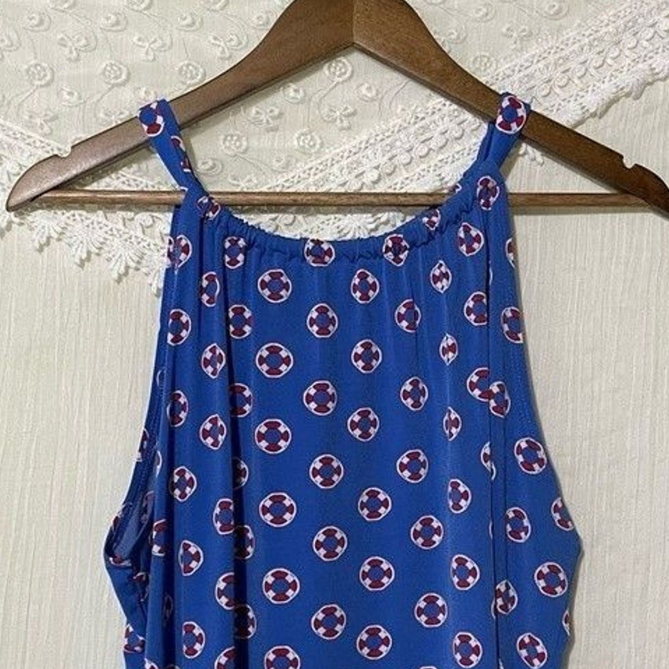 Cynthia Rowley Cynthia Rowley Womens Nautical Sleeveless Halter Size Large Size L / US 10 / IT 46 - 3 Thumbnail