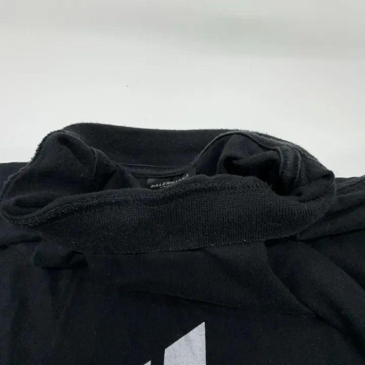 Balenciaga Balenciaga Balenciaga Black Logo Print Short Sleeve TShirt Size US L / EU 52-54 / 3 - 4 Thumbnail