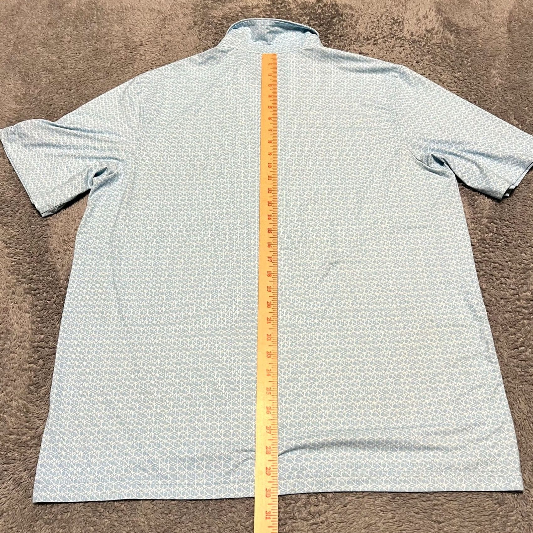 Vintage Criquet Polo Shirt Mens XL Blue Golf Performance Dice All Over Print Size US XL / EU 56 / 4 - 5 Thumbnail