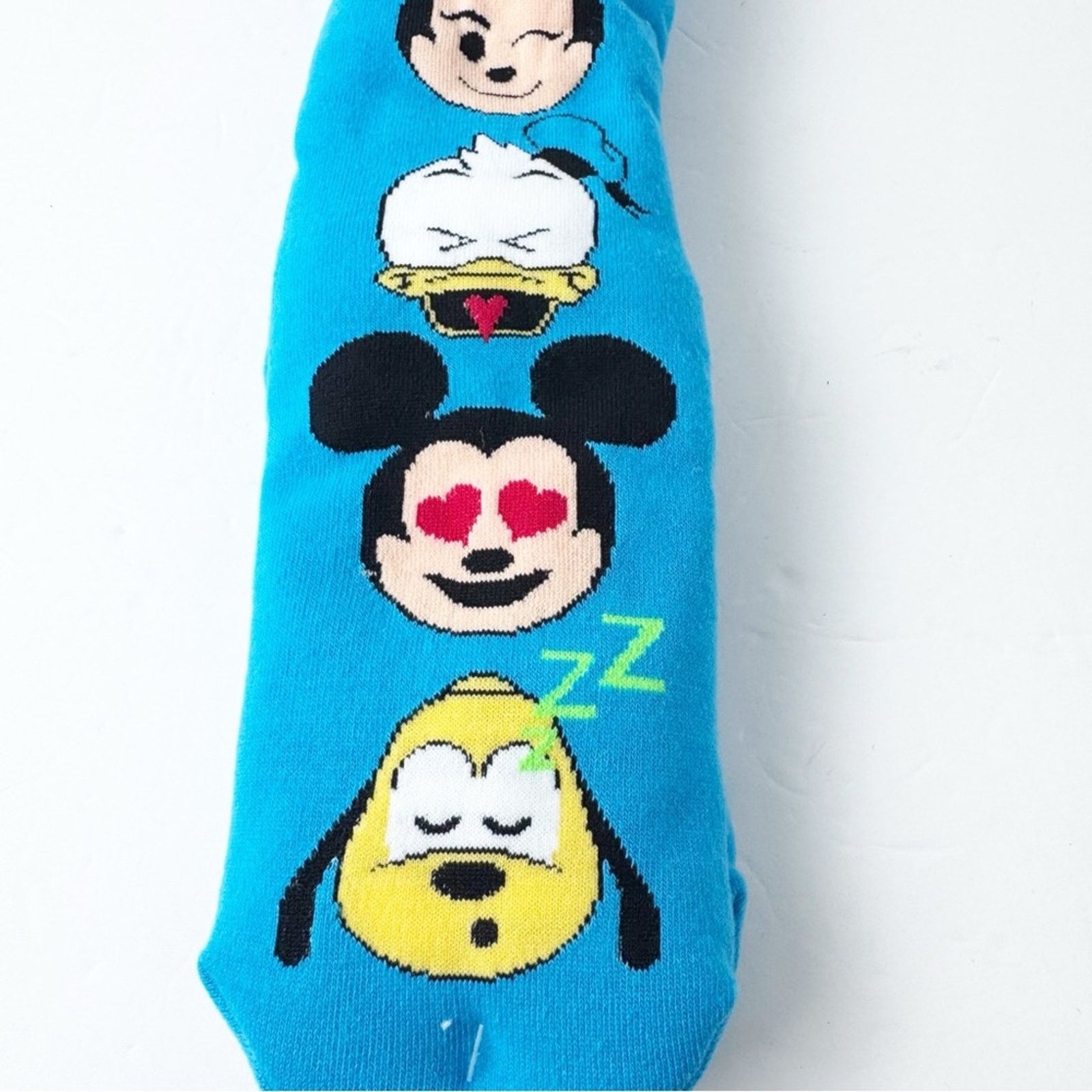 Disney Disney Mickey Minnie Pluto Donald Fur Lined Socks W 4-10 Size ONE SIZE - 2 Thumbnail