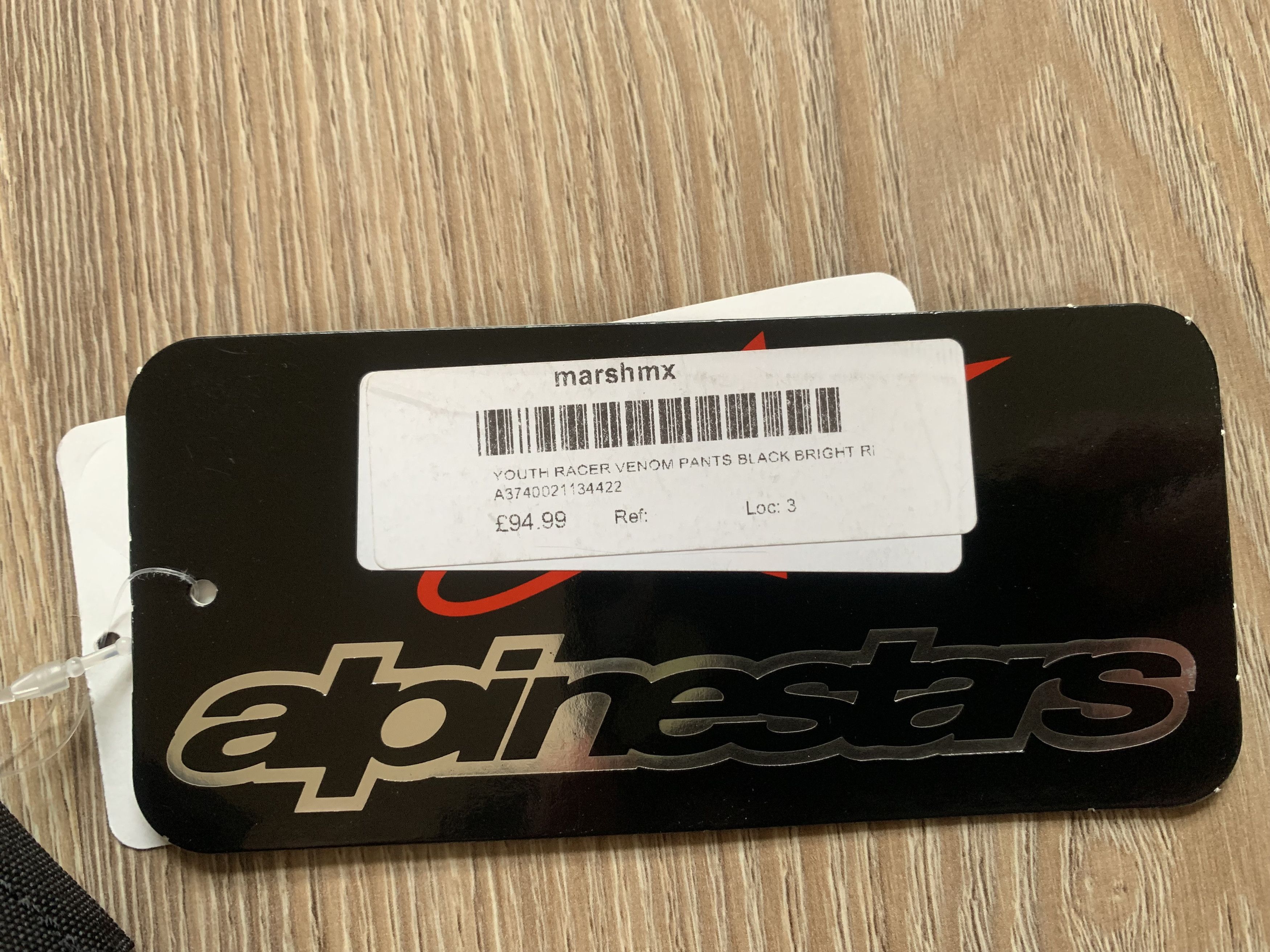 Alpinestars Youth Alpinestars Racer Venom Motocross Pants Size US 26 / EU 42 - 11 Thumbnail