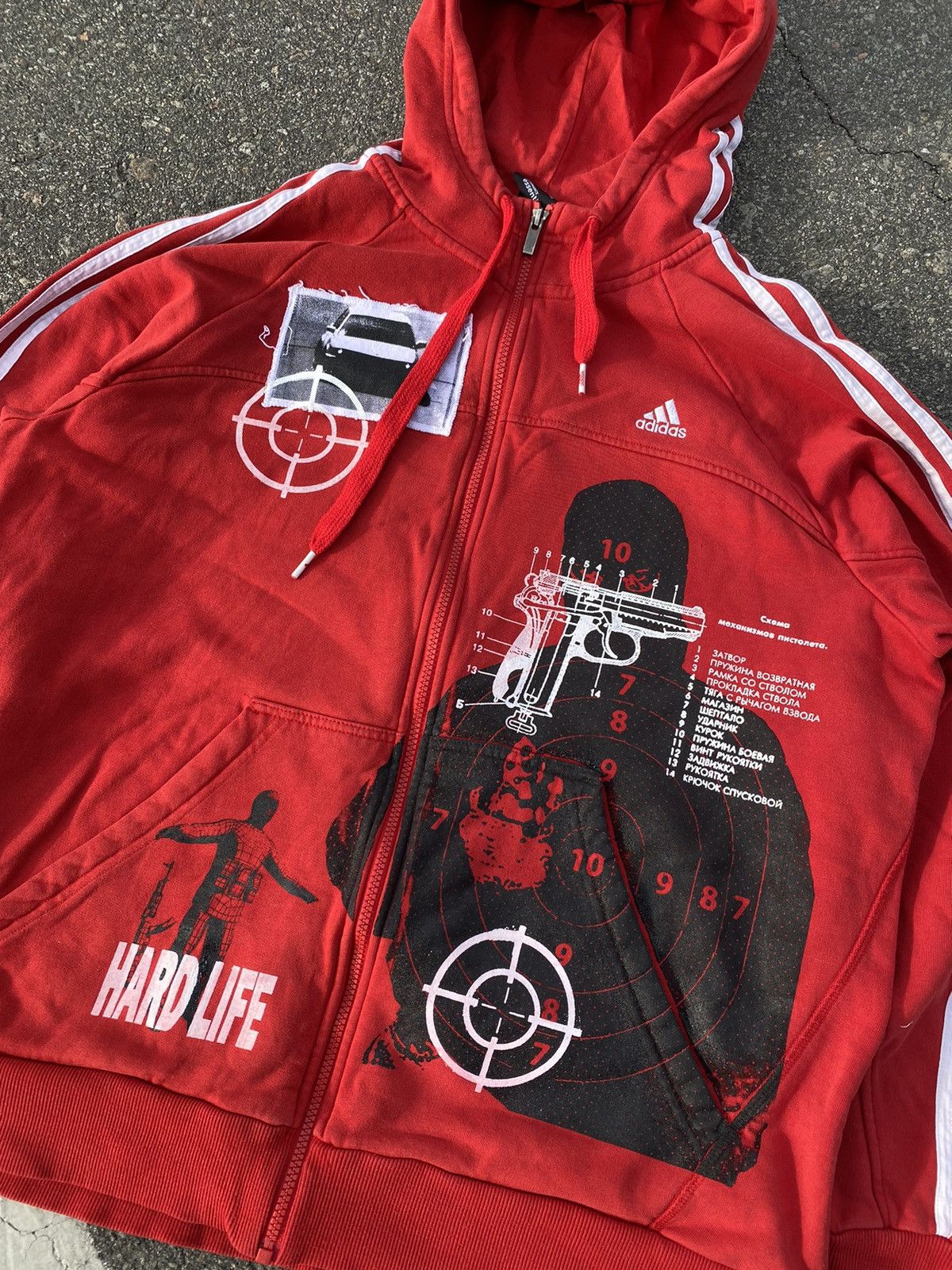 Adidas Adidas Custom hoodie Size US XL / EU 56 / 4 - 3 Thumbnail