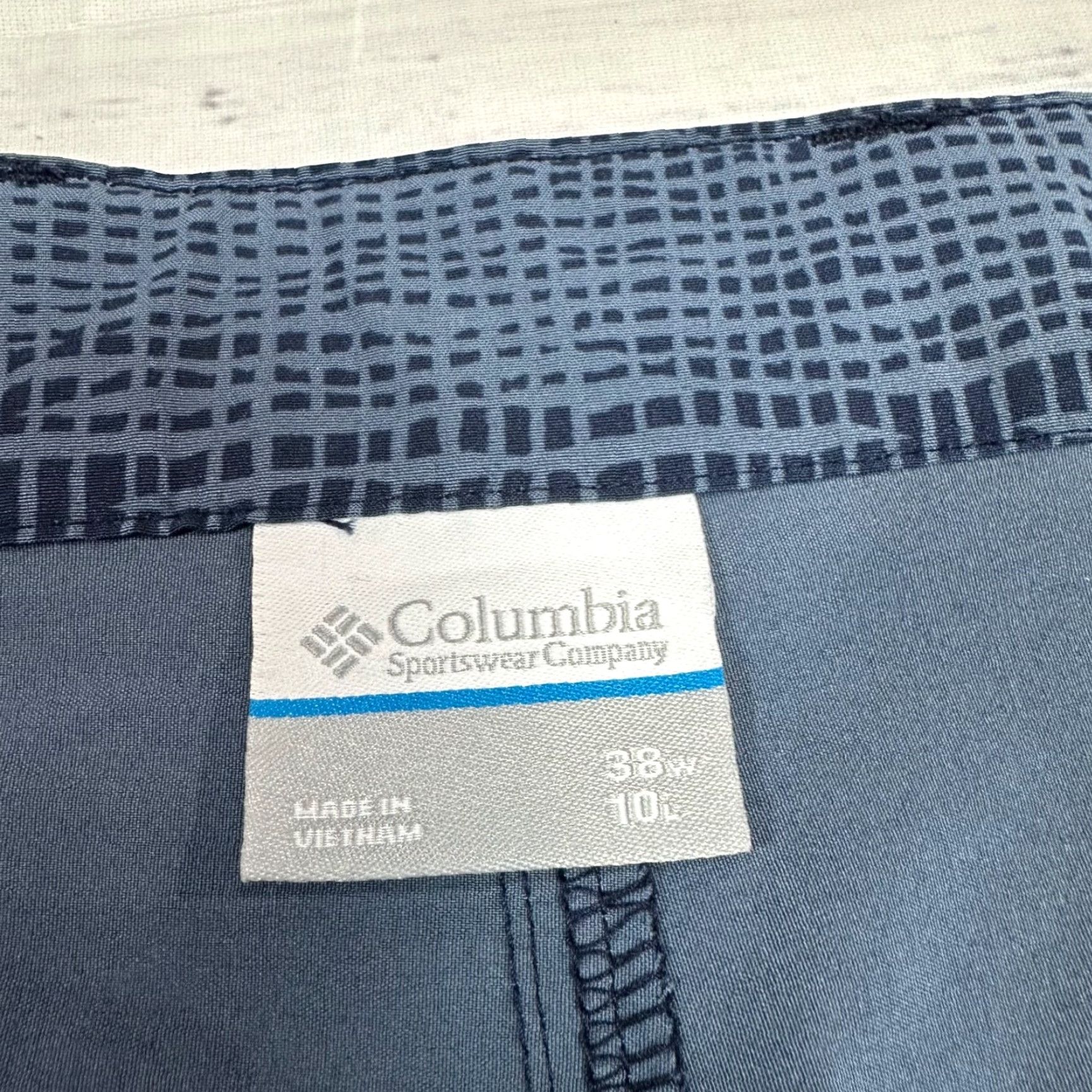 Vintage Columbia PFG Fishing Shorts Main Blue 38 Regular Chino UPF Short Boys? Size US 38 / EU 54 - 6 Thumbnail