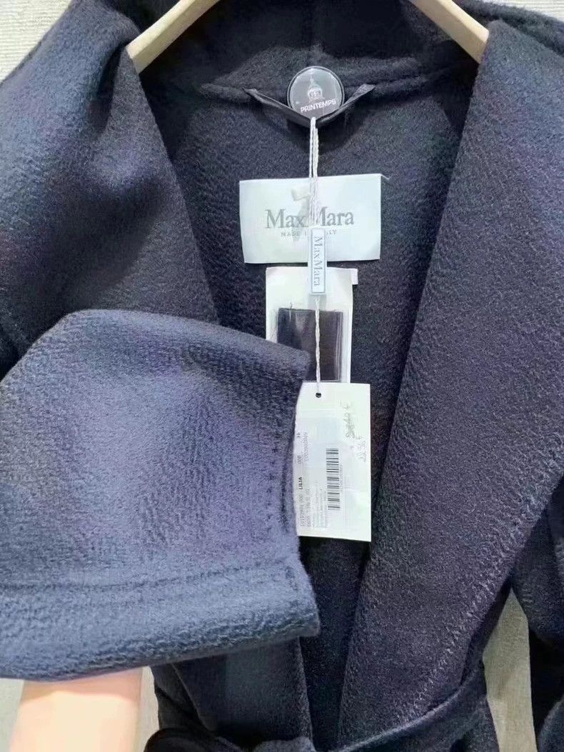 Max Mara Max Mara Cashmere coat navy blue Size XS / US 0-2 / IT 36-38 - 3 Thumbnail