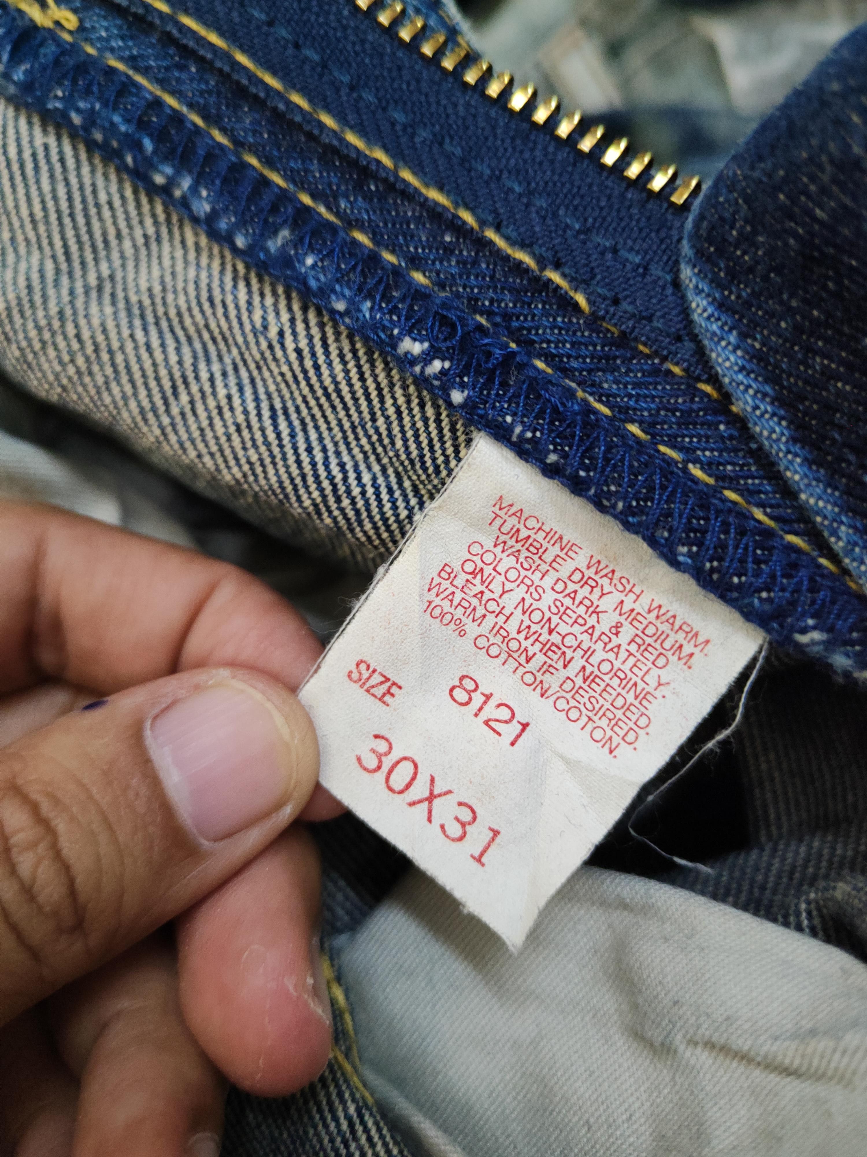 Lee × Vintage Miss Lee Dark Blue Distressed Ripped denim Jeans #W2069 Size 27" / US 4 / IT 40 - 17 Thumbnail