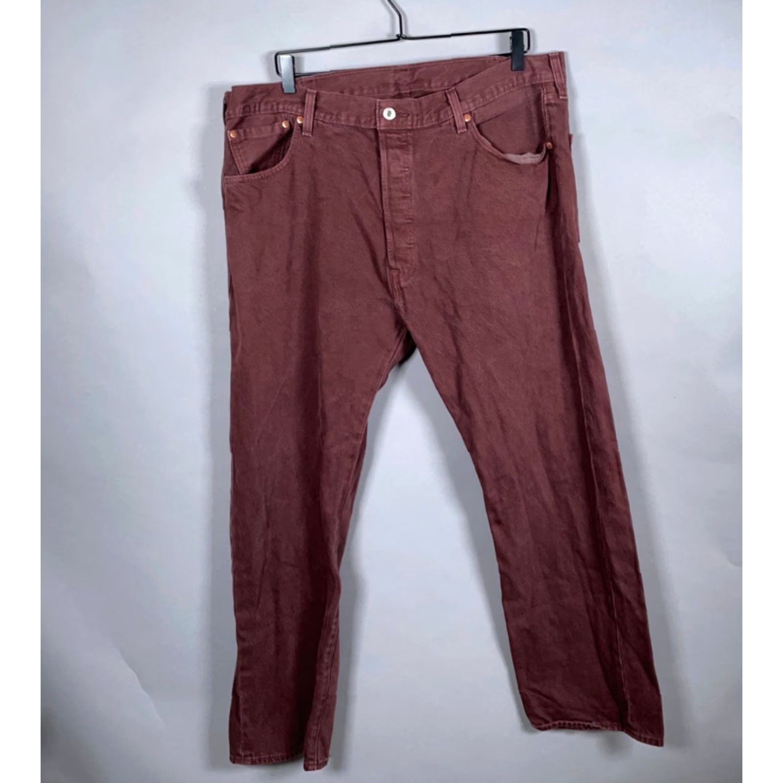 Levi's VINTAGE Levi's 501 Jeans Men’s 40 x 30 Straight Leg Denim Fall Retro Brown Size US 40 / EU 56 - 2 Thumbnail