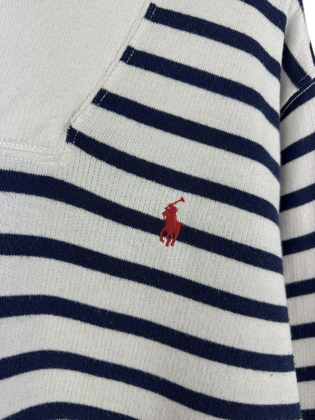 Polo Ralph Lauren Polo Ralph Lauren Shawl Collar Knit Sweater Striped Size US L / EU 52-54 / 3 - 4 Thumbnail