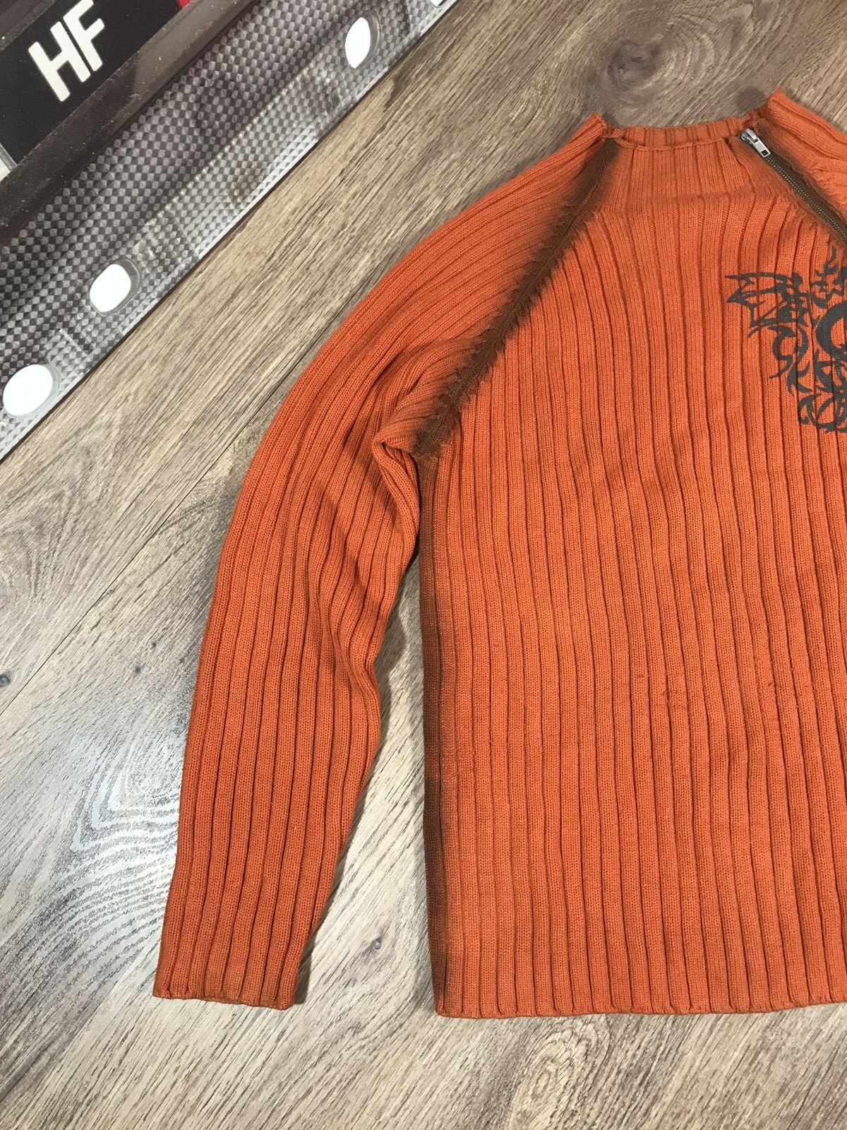 Japanese Brand Vintage Dragon Logo Knit Sweater Size US M / EU 48-50 / 2 - 2 Thumbnail