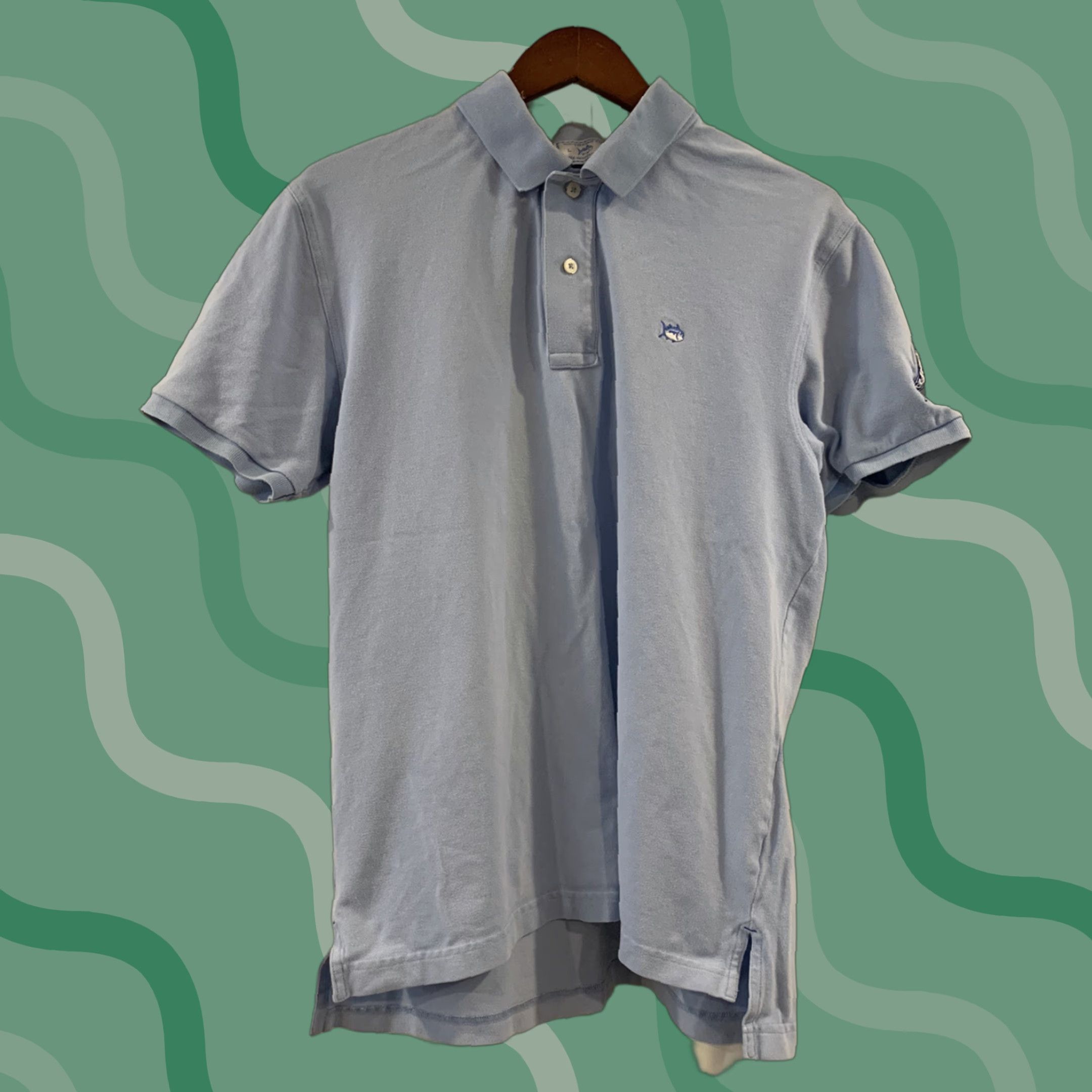 Southern Tide Southern Tide Polo Men L Short Sleeve Blue Golf Size US L / EU 52-54 / 3 - 1 Thumbnail