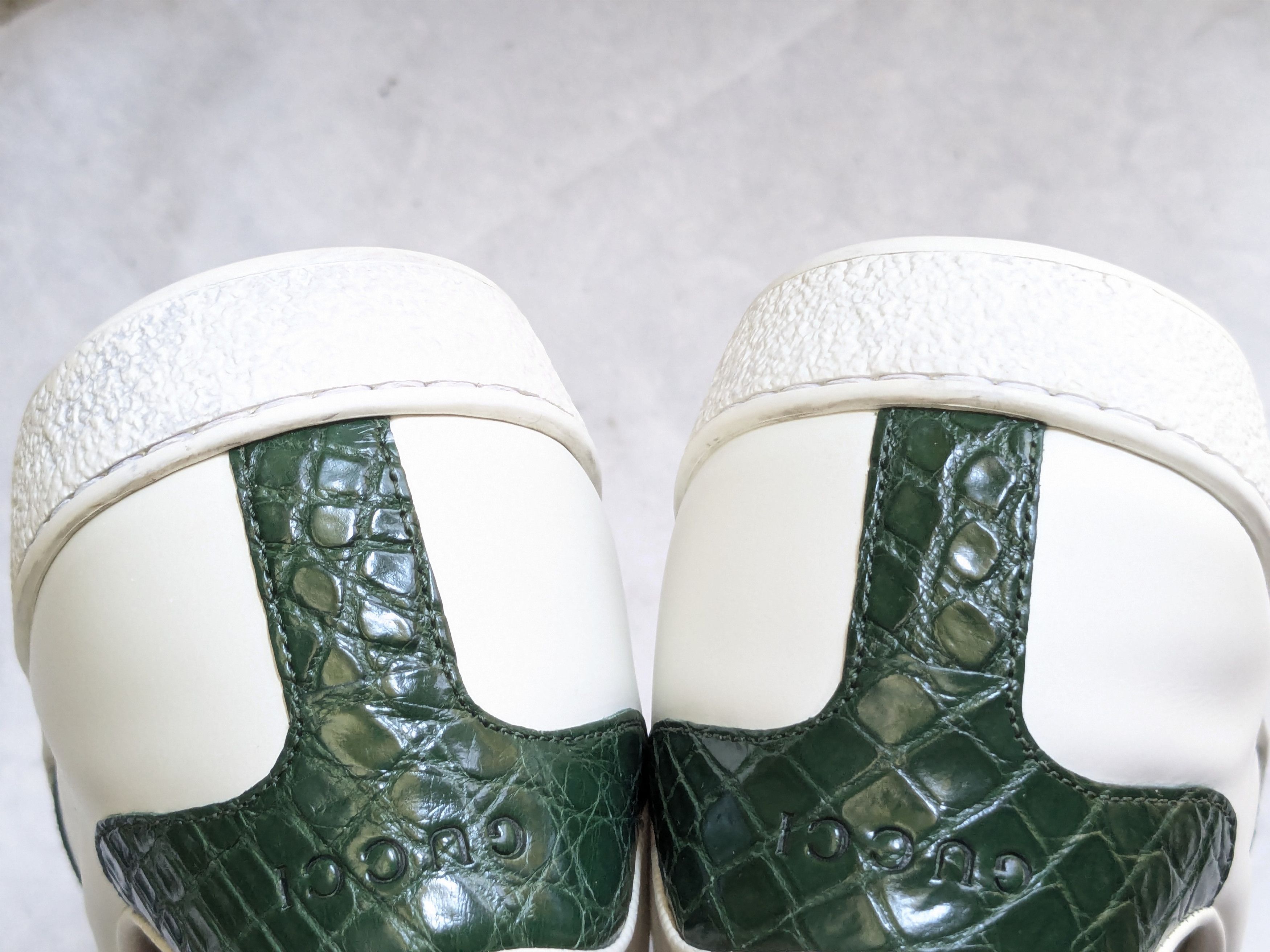 Gucci Gucci Ace Sneakers White 10.5 Low Tops Leather Web Size US 10.5 / EU 43-44 - 11 Thumbnail