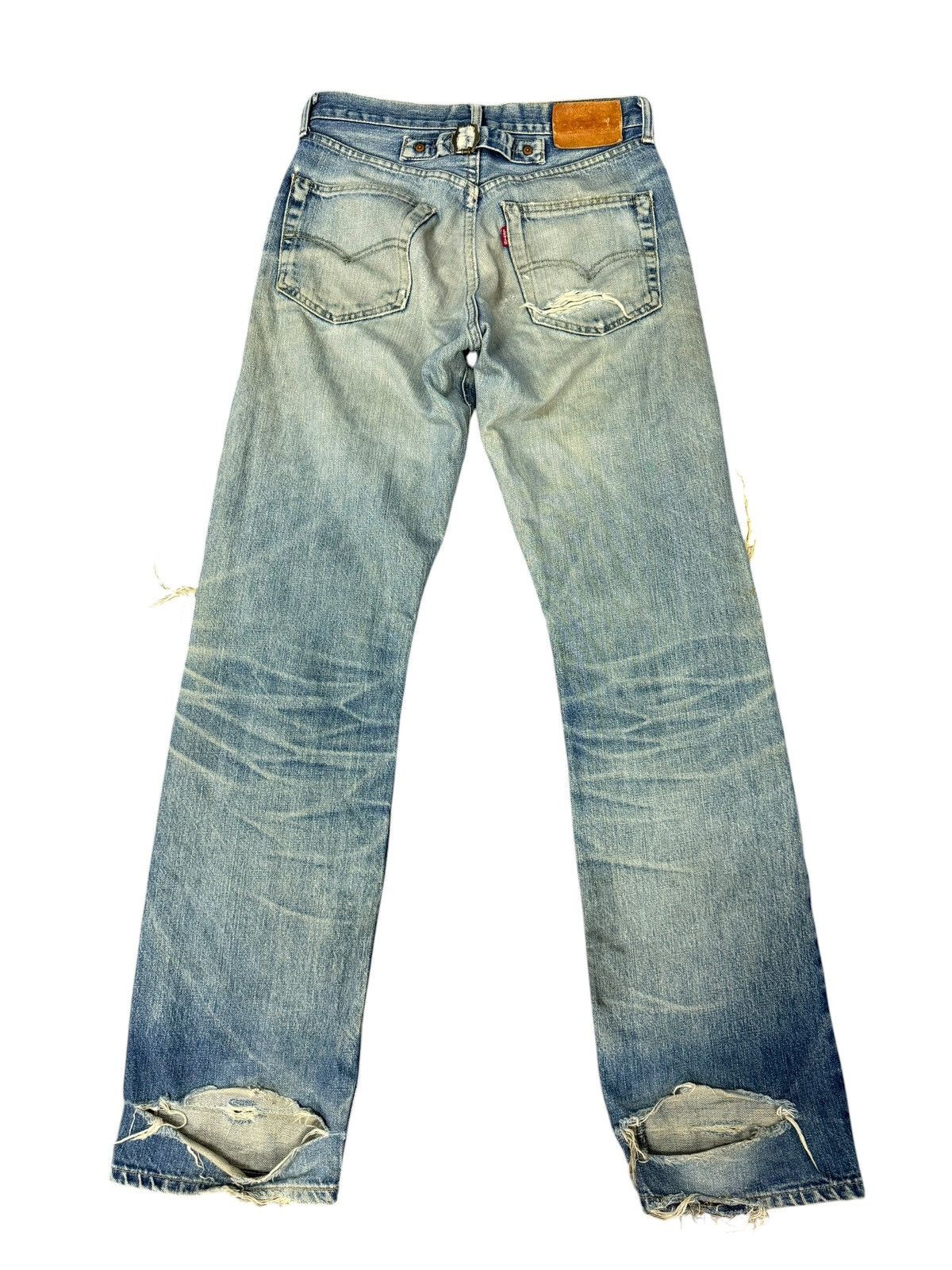 Levi's Vintage Clothing Levi’s Big E 701 LVC Japan Straight Distress Selvedge 3🟦5 Size US 29 - 10 Thumbnail