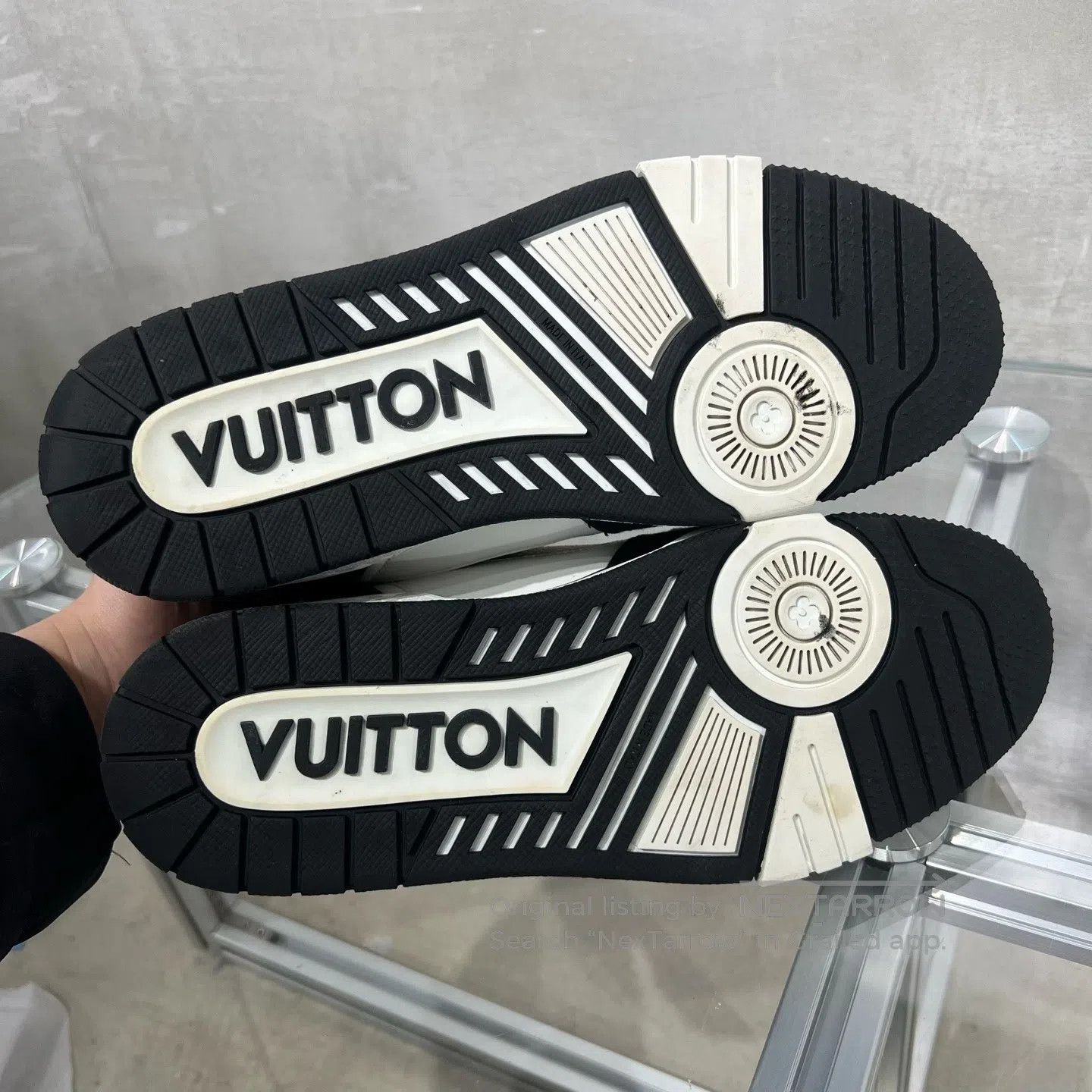 Louis Vuitton Louis Vuitton Trainer Black and White Velcro Size US 8.5 / EU 41-42 - 7 Thumbnail