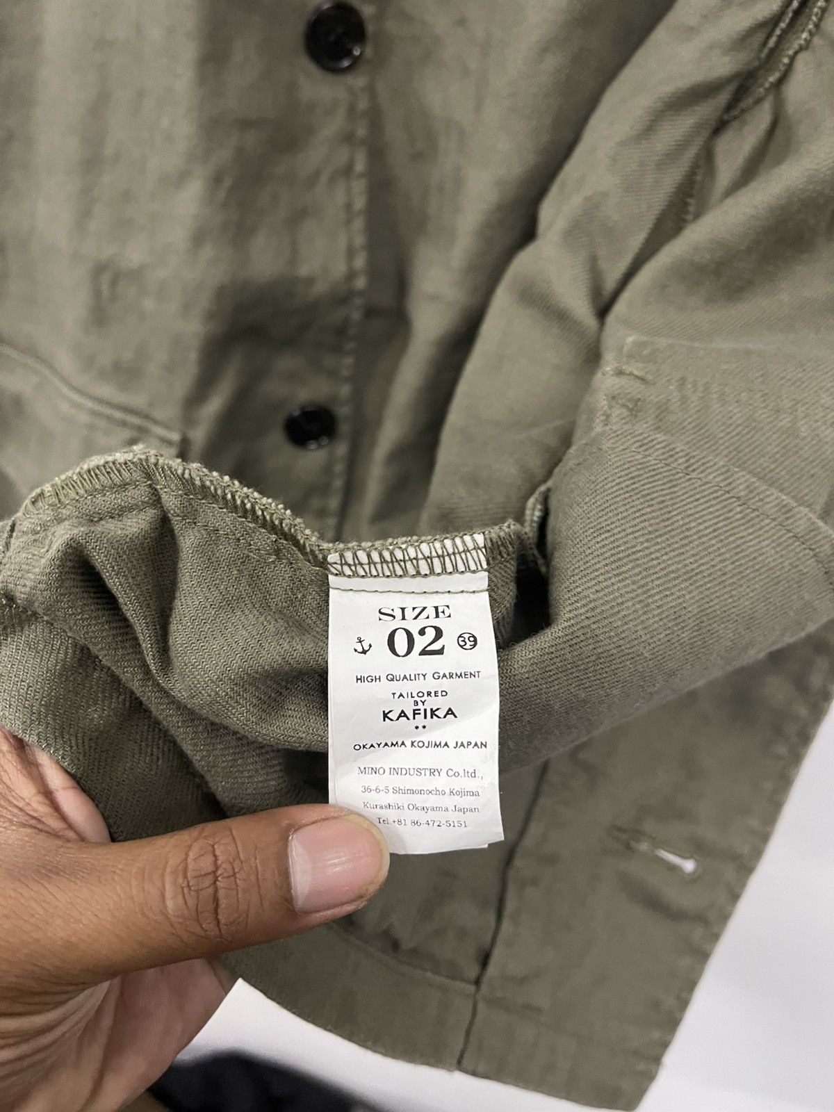 Japanese Brand × KOJIMA GENES Kafika Kojima Lando Twill Overshirt Jacket Size US M / EU 48-50 / 2 - 4 Thumbnail