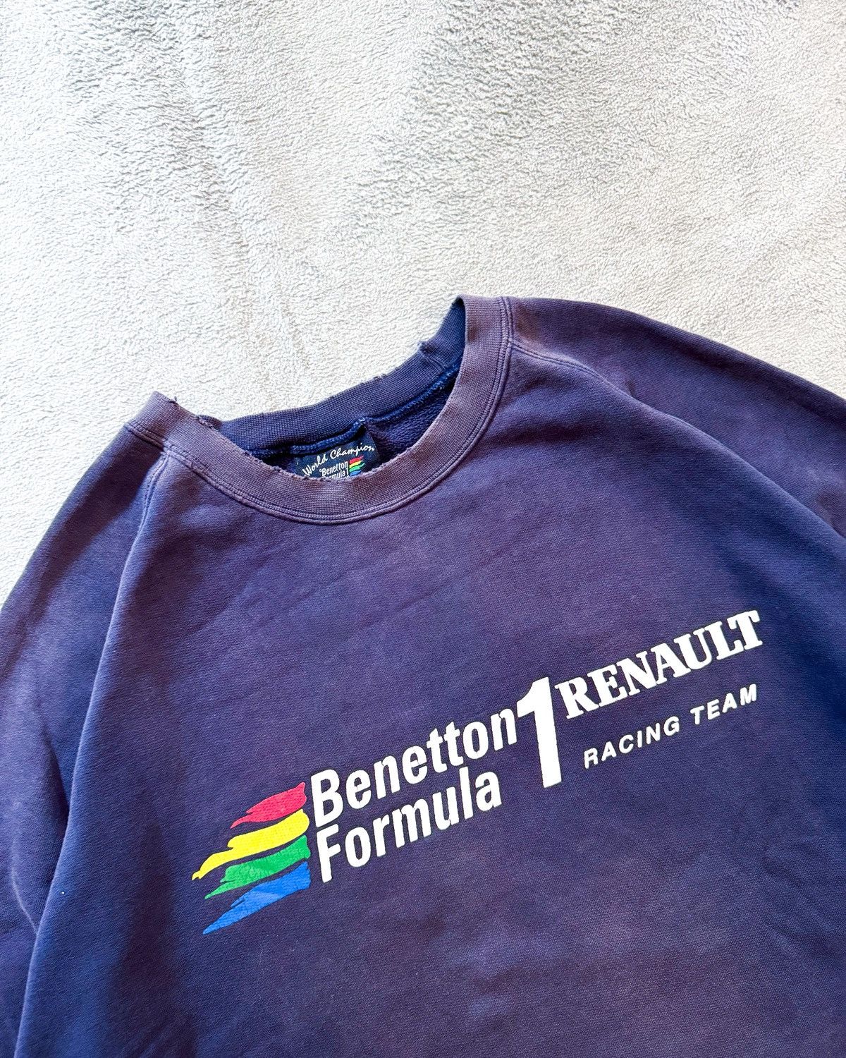 Benetton Vintage Distresses Benetton F1 Racing Team Size US XL / EU 56 / 4 - 3 Thumbnail