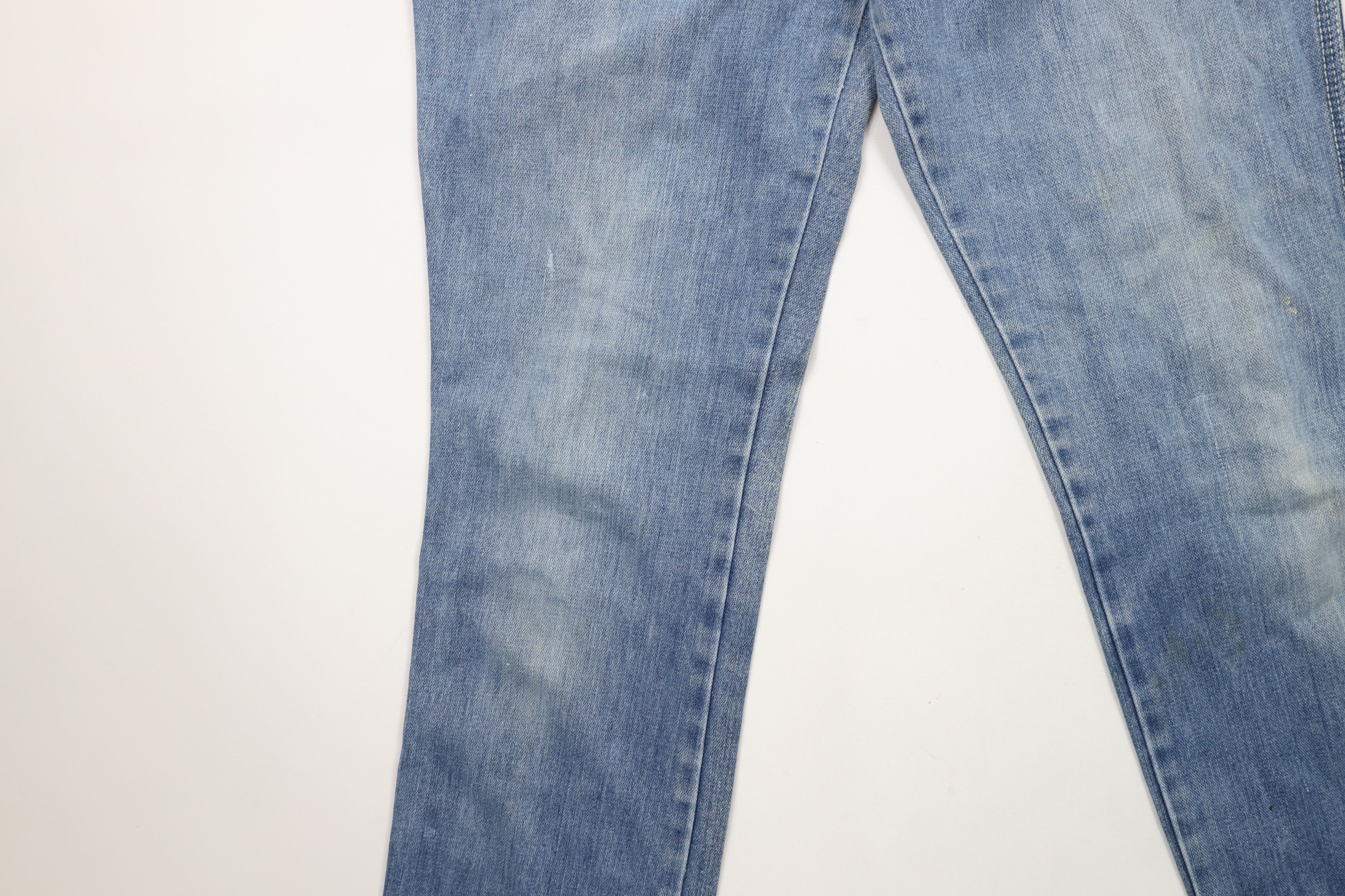 Vintage Vintage 90s Streetwear Flared Denim Jeans Blue Cotton Size 32" / US 10 / IT 46 - 6 Thumbnail
