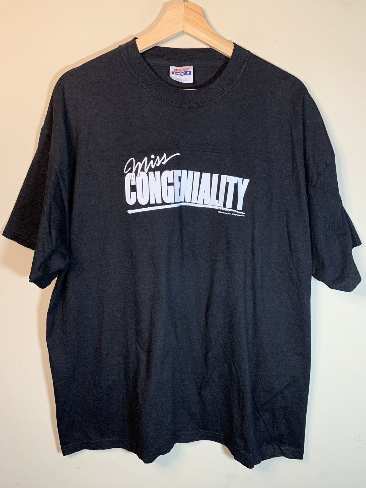 Vintage *RARE* Vintage 2001 Miss Congeniality Movie Promo Art Shirt Size US XL / EU 56 / 4 - 1 Thumbnail