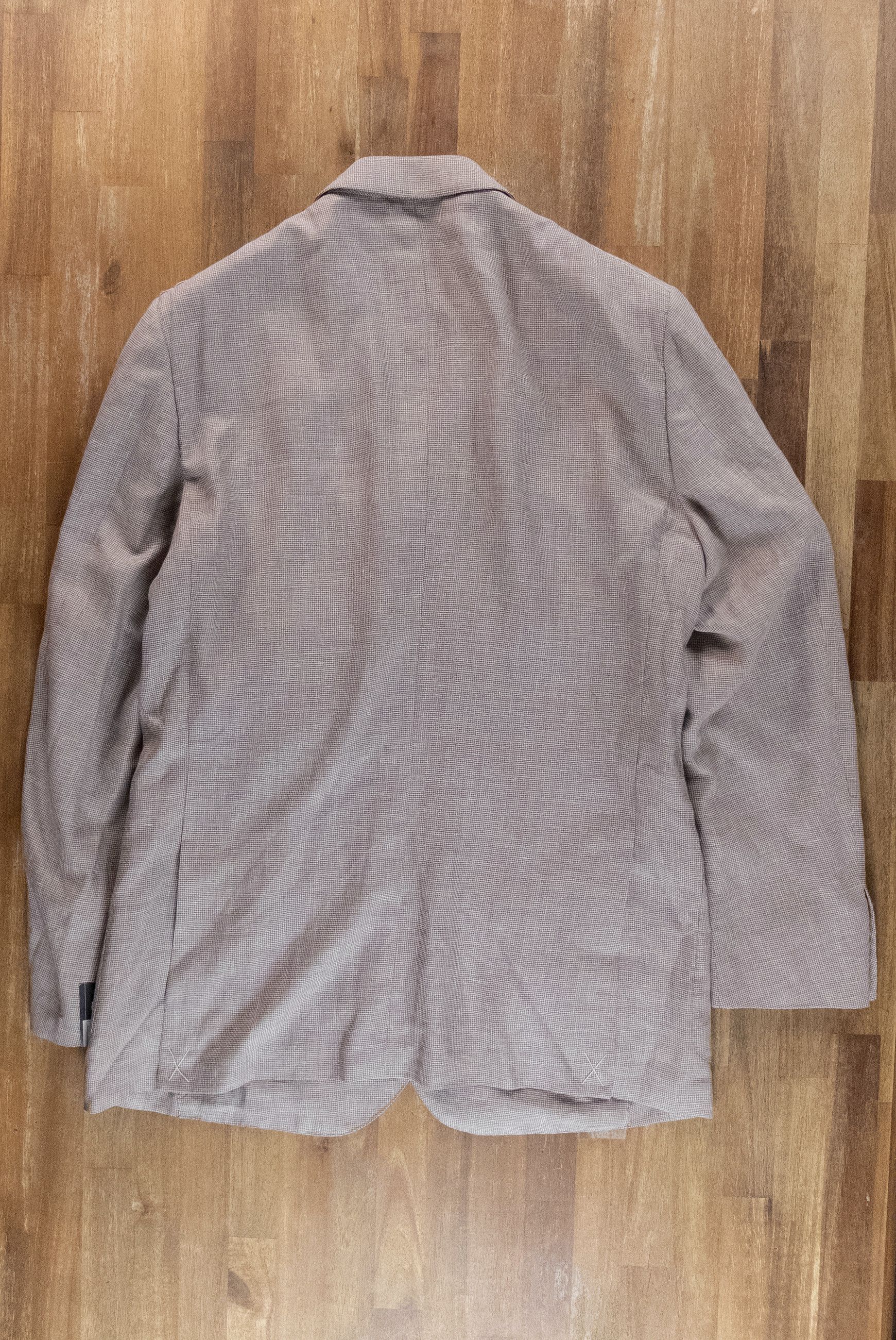 Ermenegildo Zegna ERMENEGILDO ZEGNA beige linen wool silk sportcoat jacket Size 46R - 11 Thumbnail