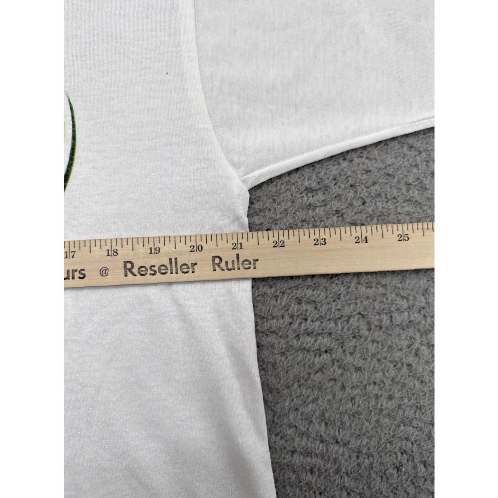 Fruit Of The Loom VINTAGE Mountain Dew Logo Shirt Mens L White Cotton Logo 90s Classic T-Shirt Size US L / EU 52-54 / 3 - 5 Thumbnail