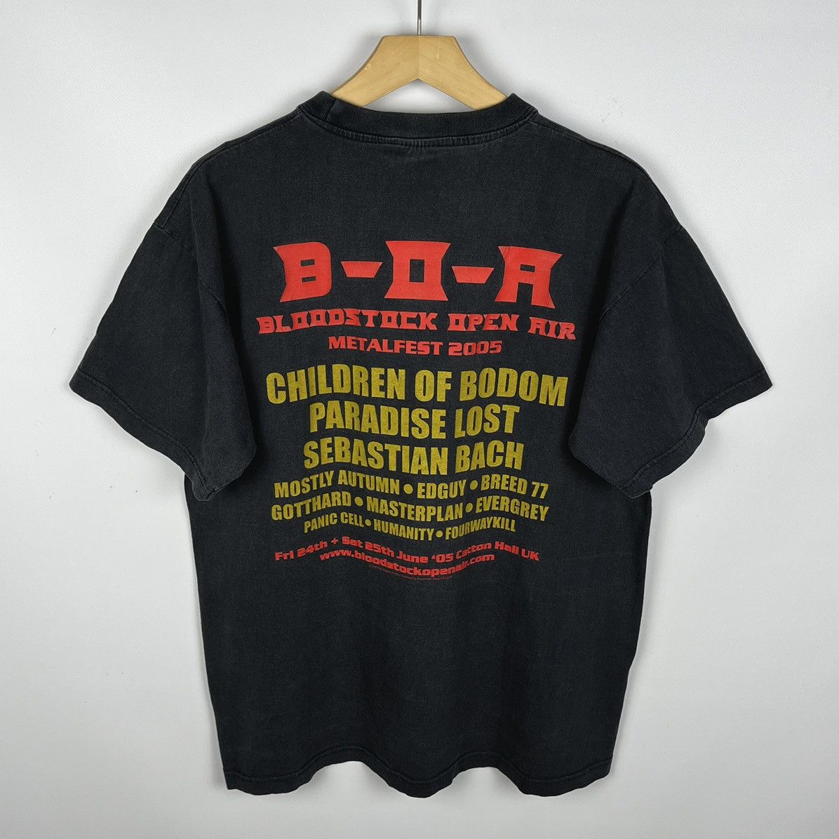 Band Tees Vintage BOA Bloodstock Open Air metal fest rock tee 90’s Size US M / EU 48-50 / 2 - 6 Thumbnail