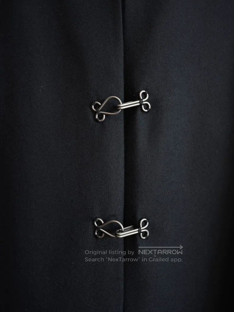 Yohji Yamamoto Yohji Yamamoto Iron Buckle Collarless Long Coat Size US S / EU 44-46 / 1 - 7 Thumbnail