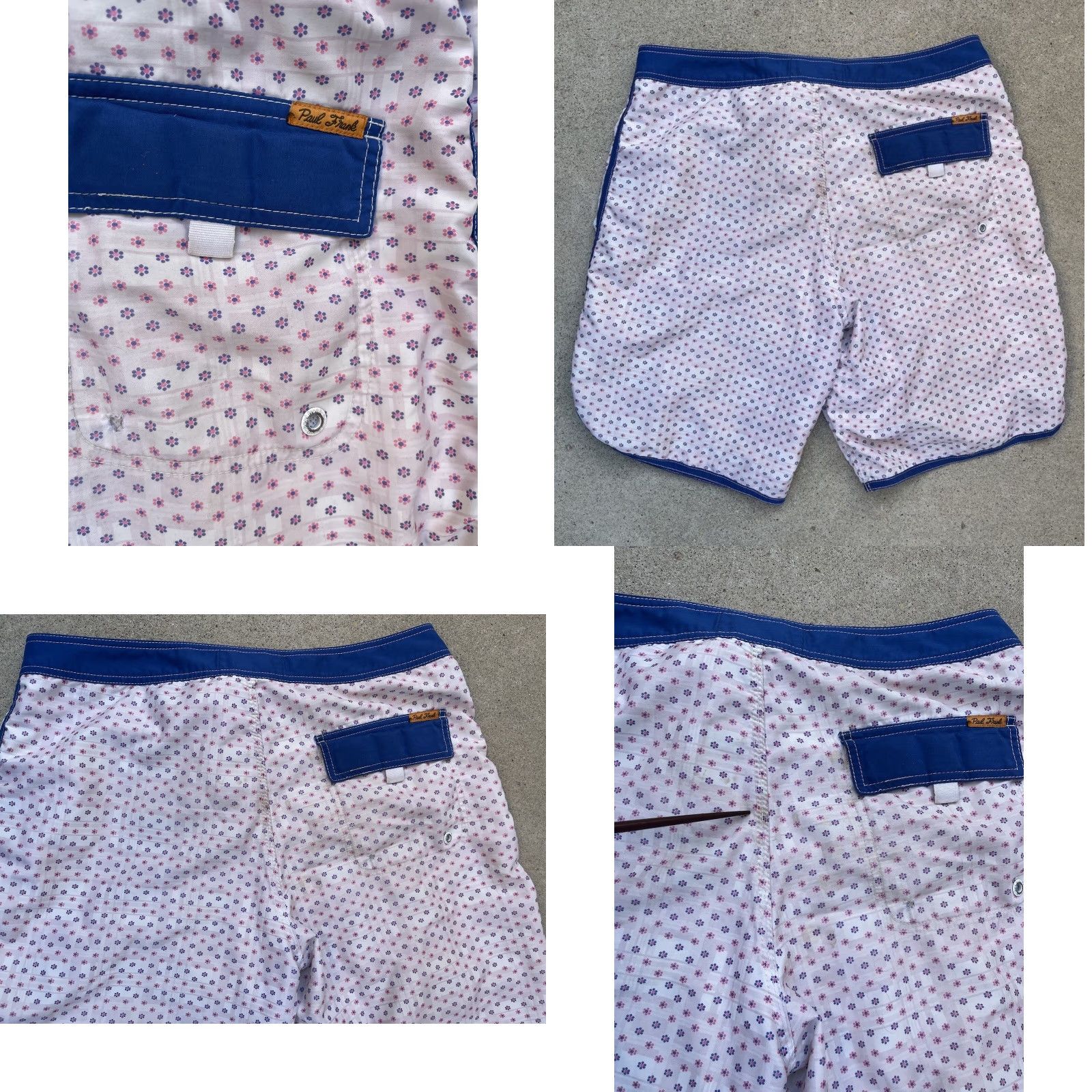 Paul Frank Men's Paul Frank Board Shorts Multicolor Floral 34 Swim Surf Beach Designer City Size US 34 / EU 50 - 8 Thumbnail