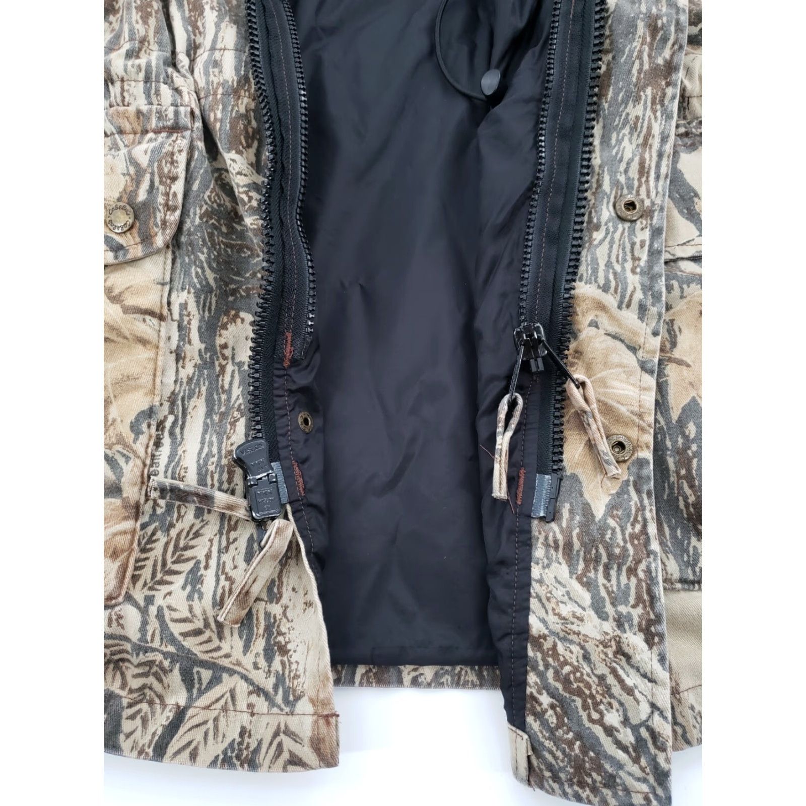 Vintage Cabela's Men's Realtree Camouflage Hunting Jacket Mid-Length Waterproof Breathable Outdoor Brown L Size US L / EU 52-54 / 3 - 7 Thumbnail