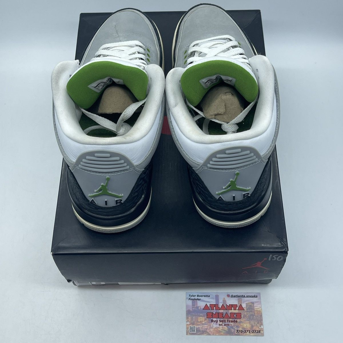 Jordan Brand Air Jordan 3 chlorophyll Size US 8.5 / EU 41-42 - 6 Thumbnail
