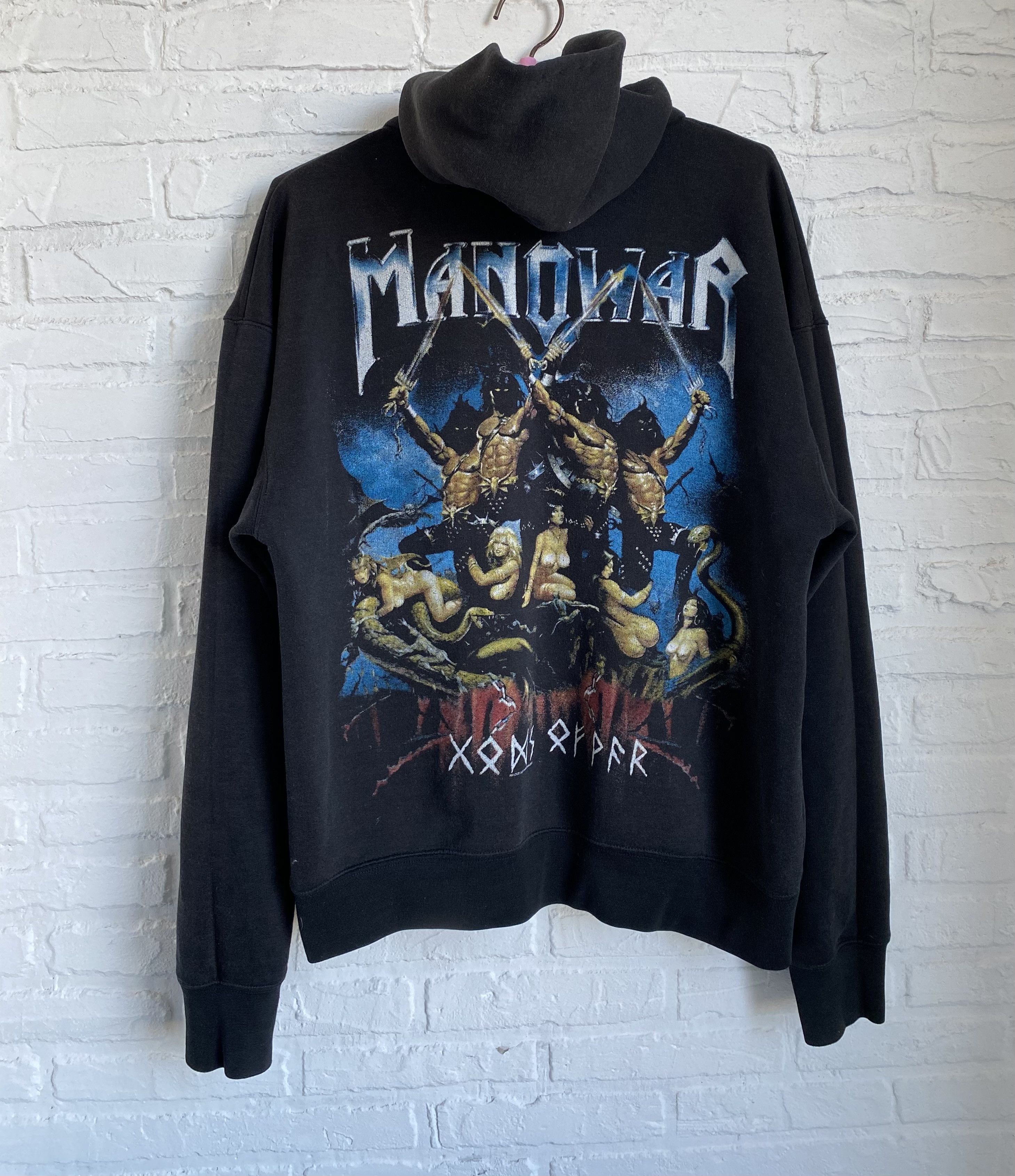 Band Tees Vintage 2007 Manowar Gods of War hoodie Size US L / EU 52-54 / 3 - 1 Thumbnail