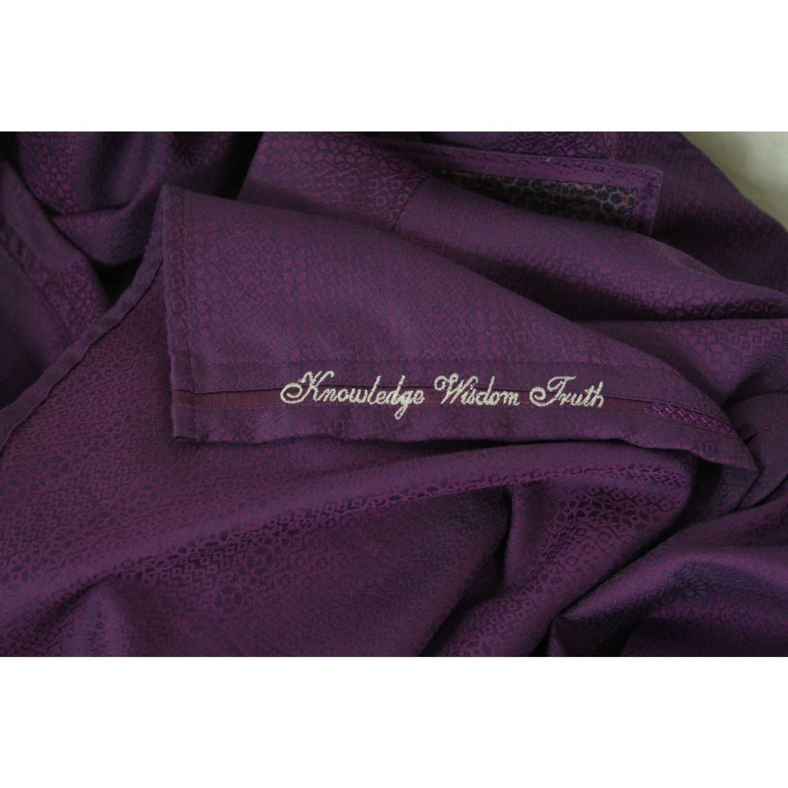 Robert Graham Robert Graham Geometric Print Flip Cuff Shiny Purple Shirt M Size US M / EU 48-50 / 2 - 8 Thumbnail