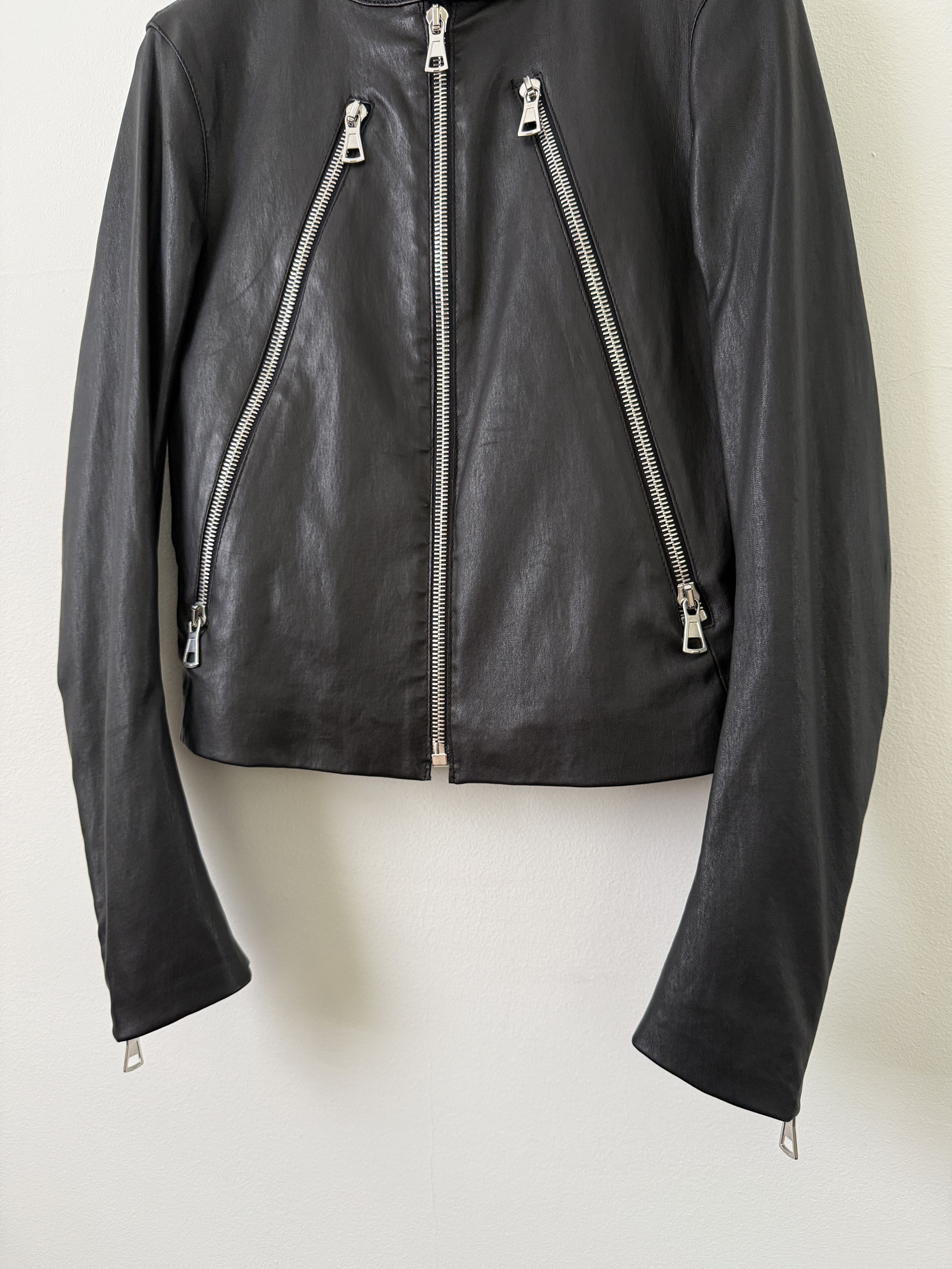 Maison Margiela 2013 5 Zip Leather Moto Jacket Size M / US 6-8 / IT 42-44 - 8 Thumbnail
