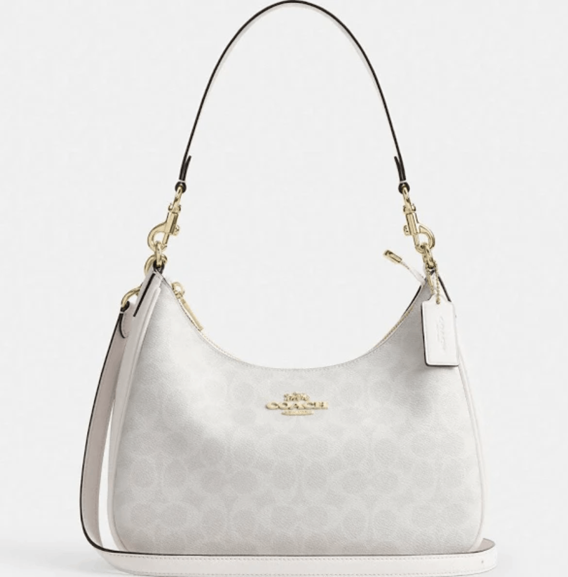 Coach Teri Hobo Bag In Signature Canvas CV940 Size ONE SIZE - 7 Thumbnail