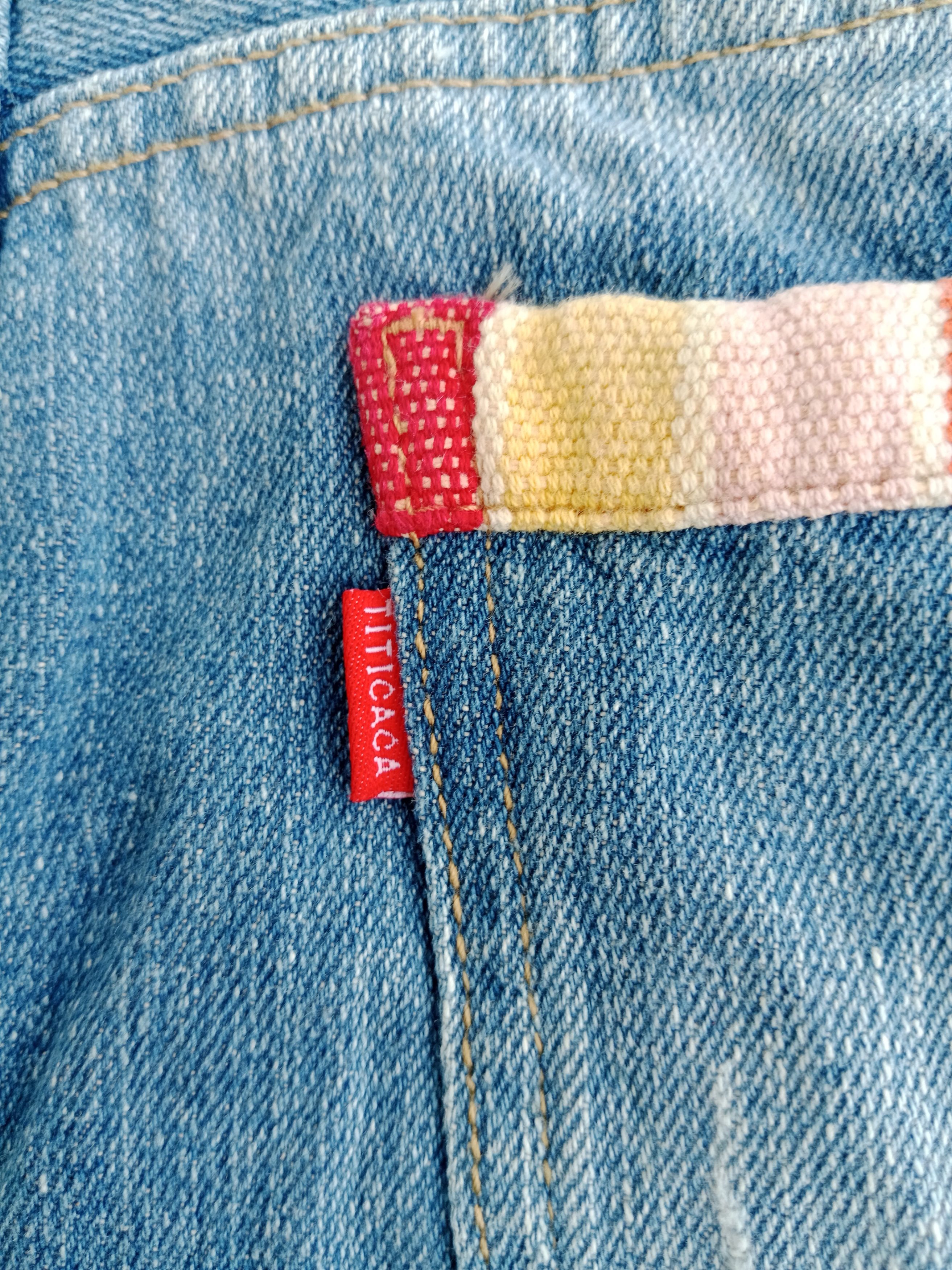 Japanese Brand TITICACA Denim Mini Skirt Japanese Brand Size 30" / US 8 / IT 44 - 7 Thumbnail