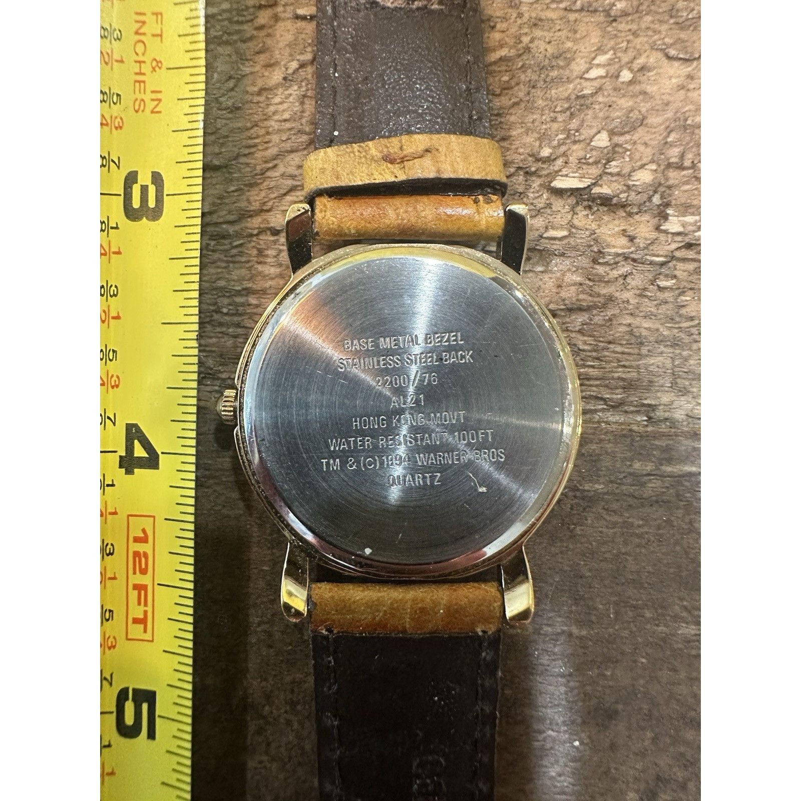 Disney Vintage Armitron Tweety Bird Watch 1994 Warner Bros Tested W Size ONE SIZE - 4 Thumbnail
